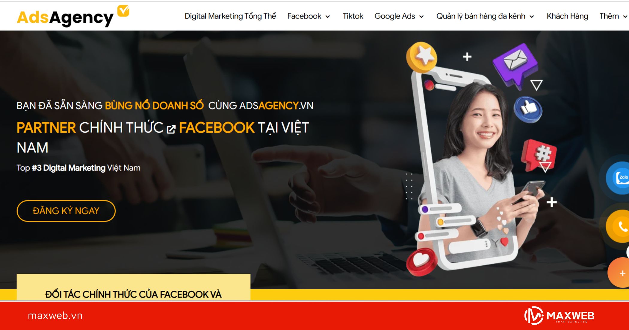 Đơn vị quảng cáo Facebook Ads Agency