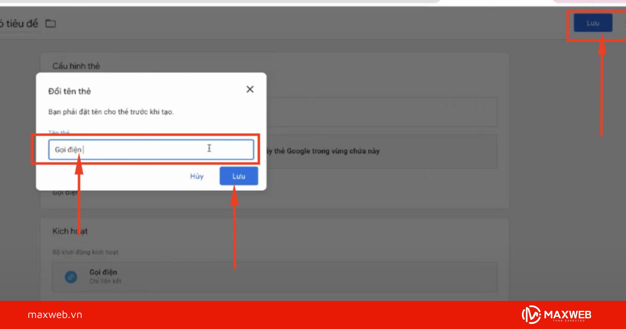 Nhập mã đo lường GA4 và đặt tên sự kiện phù hợp