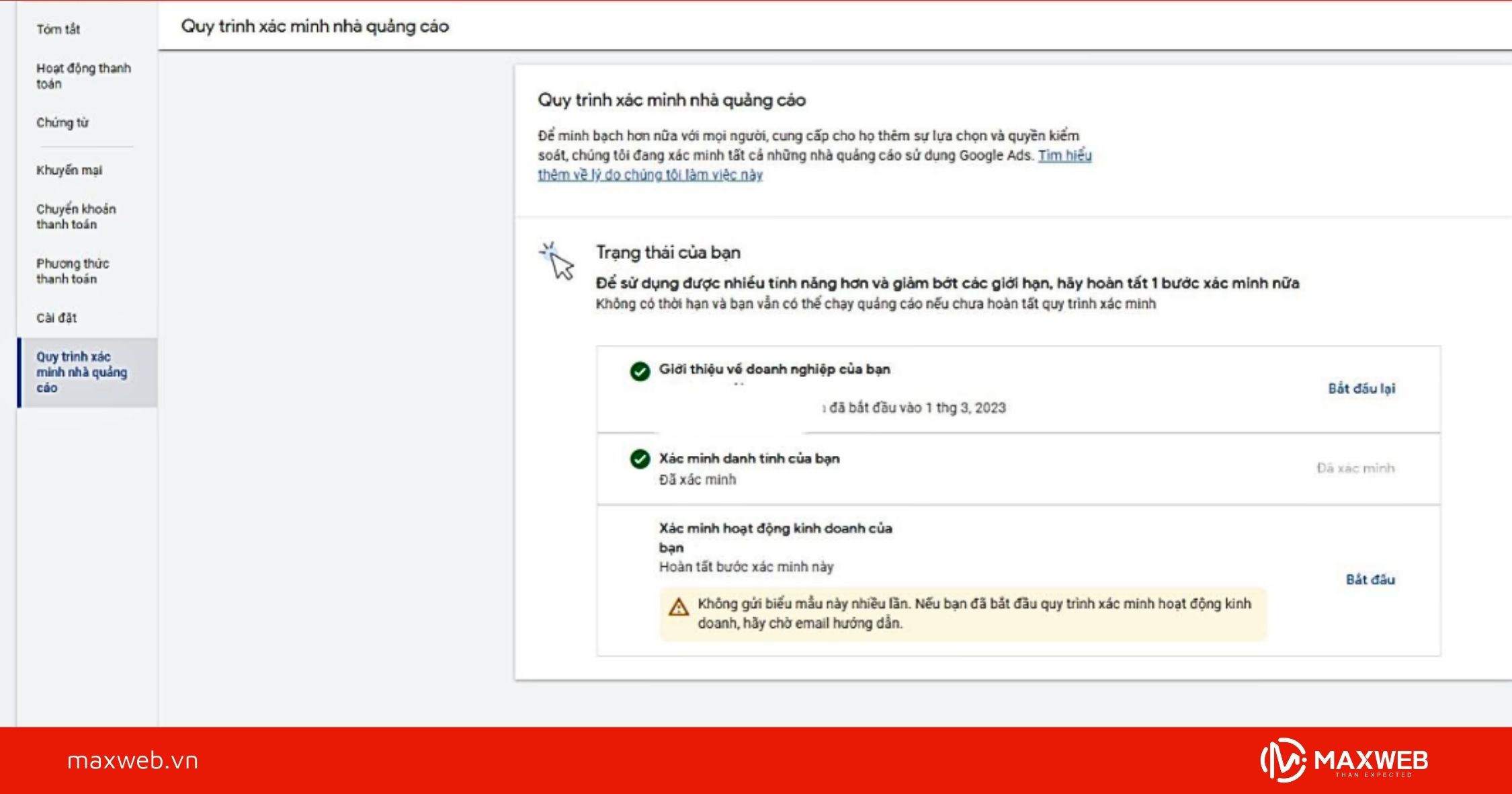 Giới thiệu thông tin doanh nghiệp và hình thức quảng cáo