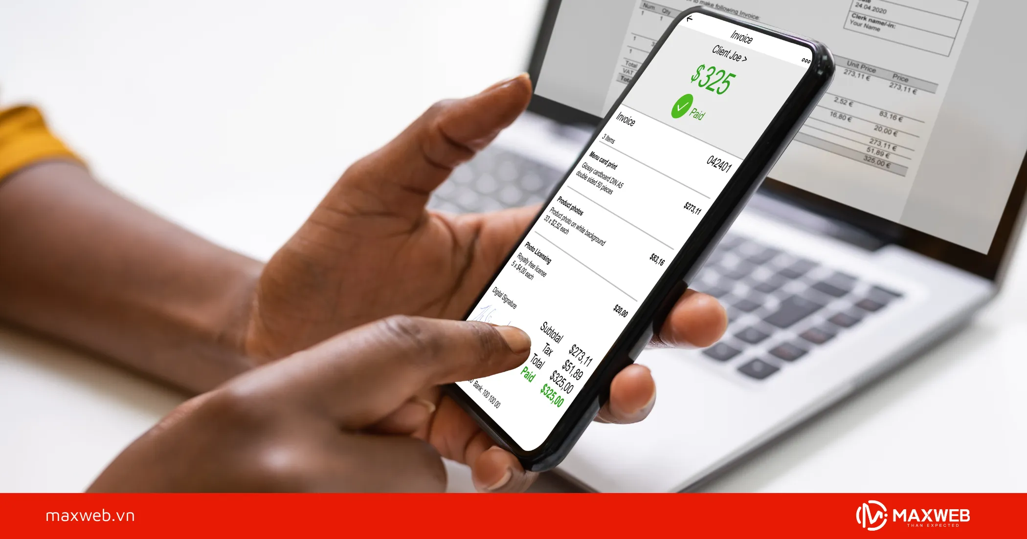 Kiểm soát thanh toán và lịch sử chi tiêu