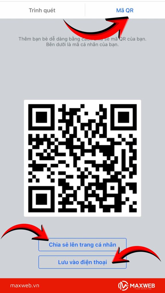 Vào tạo mã để lấy mã QR