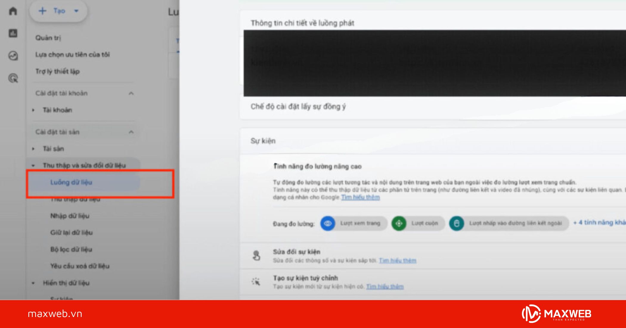 Nhập mã đo lường GA4 và đặt tên sự kiện phù hợp