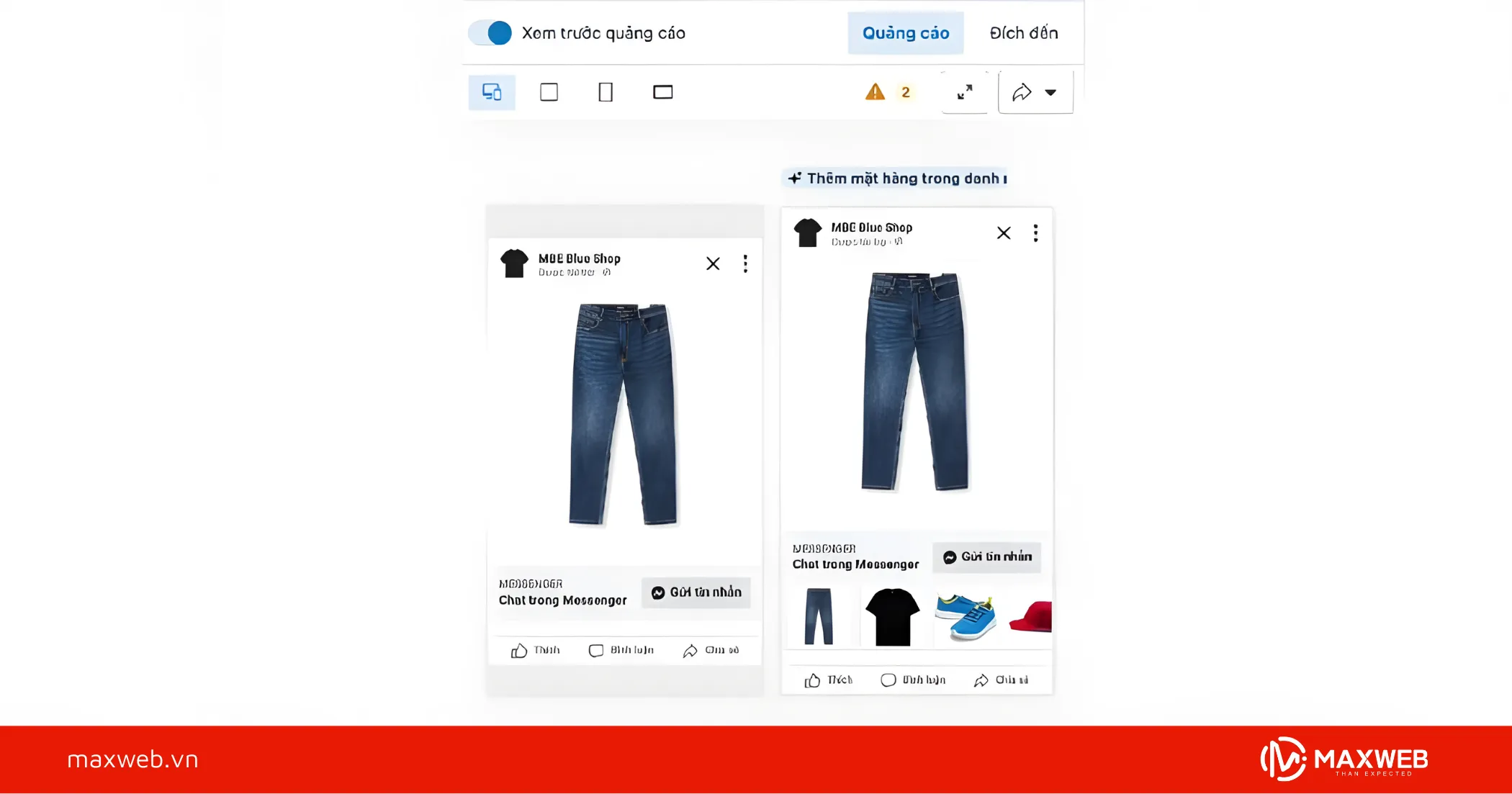 Multi Products (Quảng cáo nhiều sản phẩm)