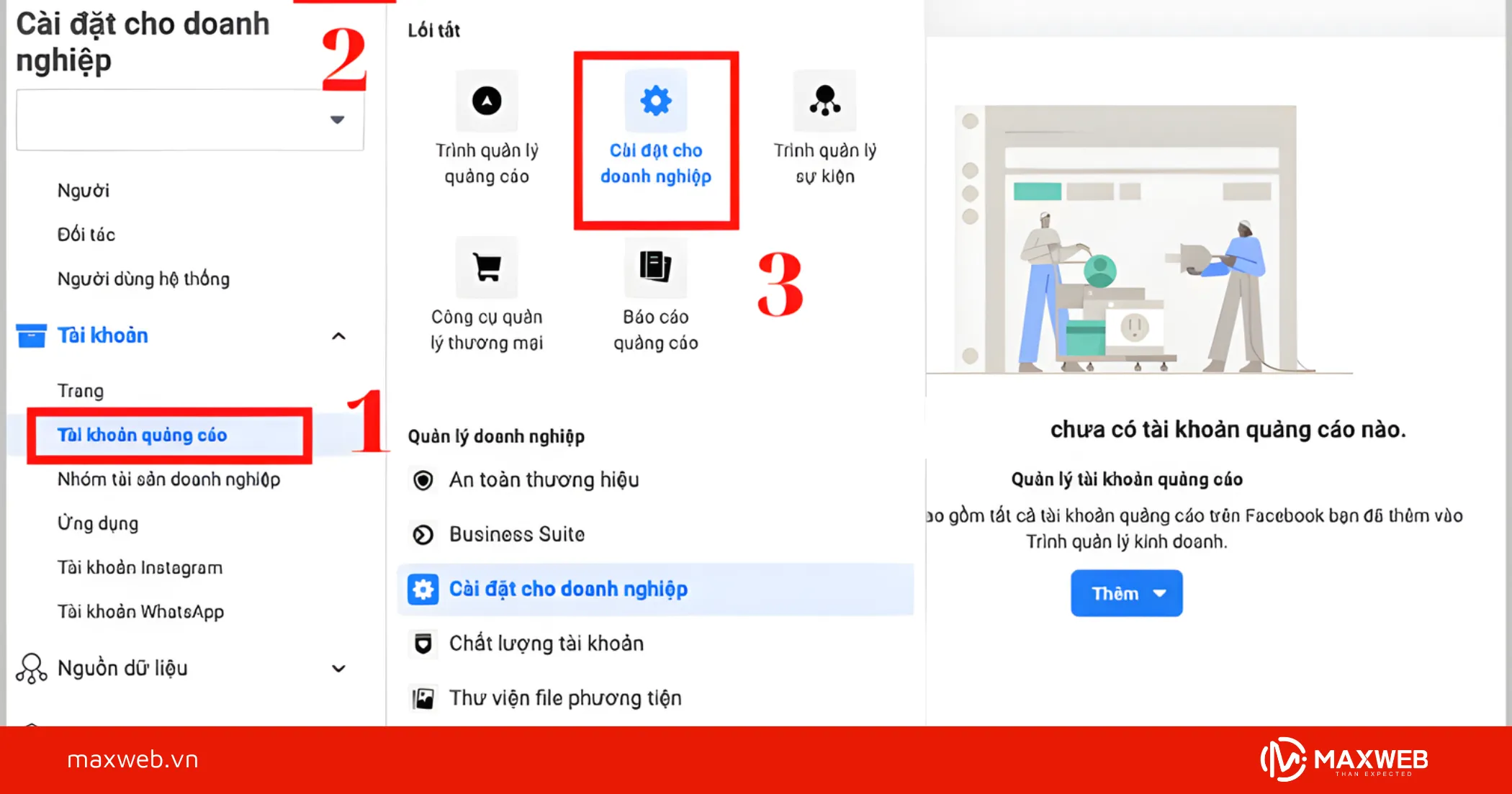Thiết lập cài đặt cơ bản