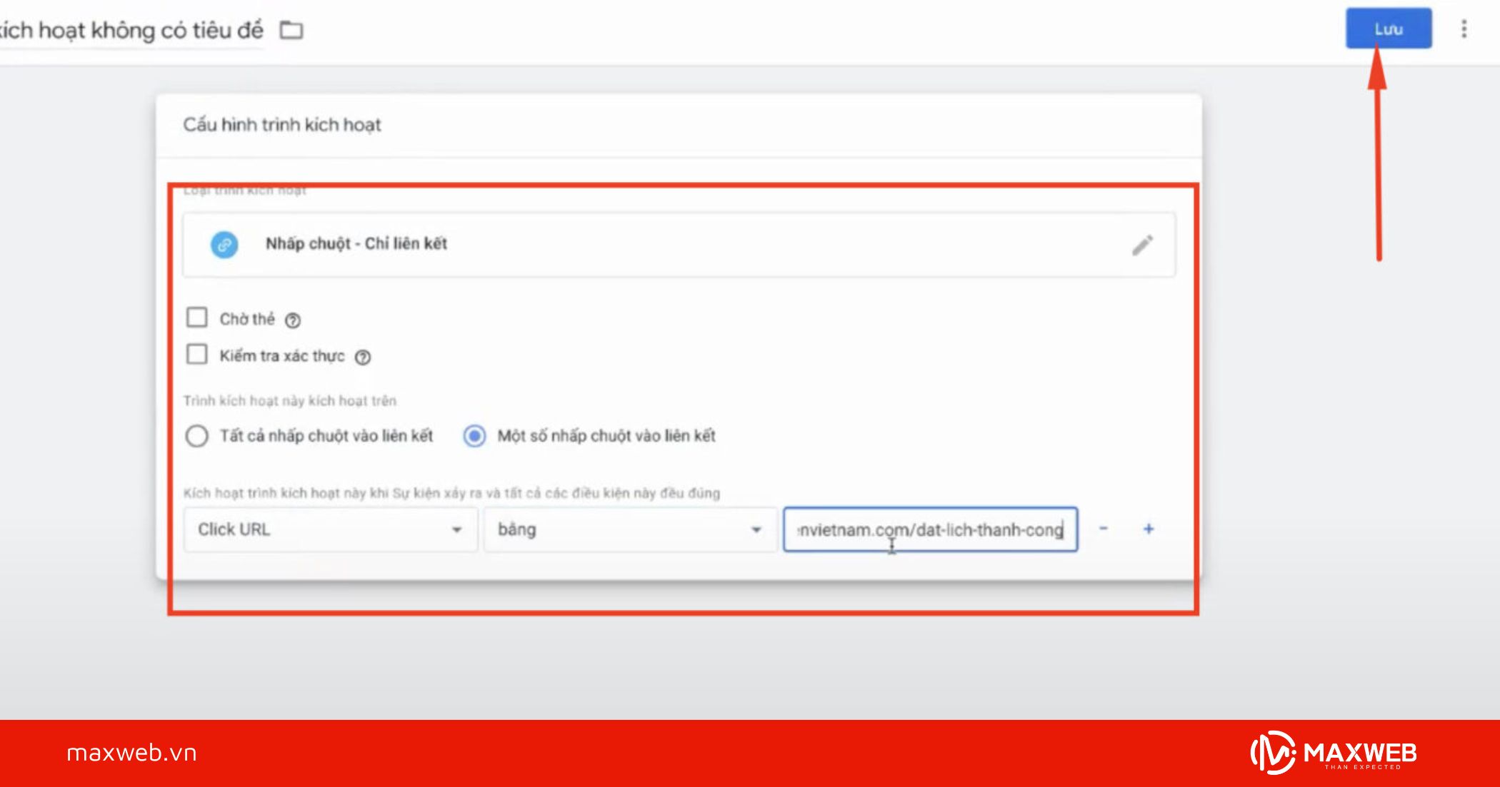 Thiết lập điều kiện