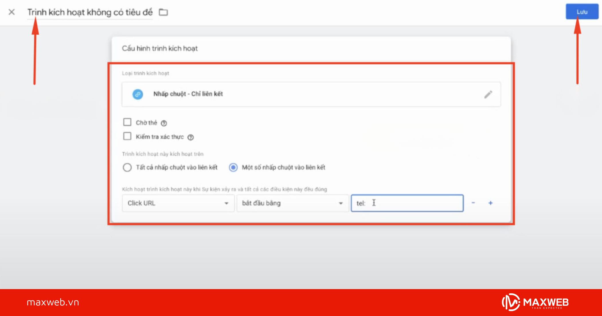 Thiết lập điều kiện
