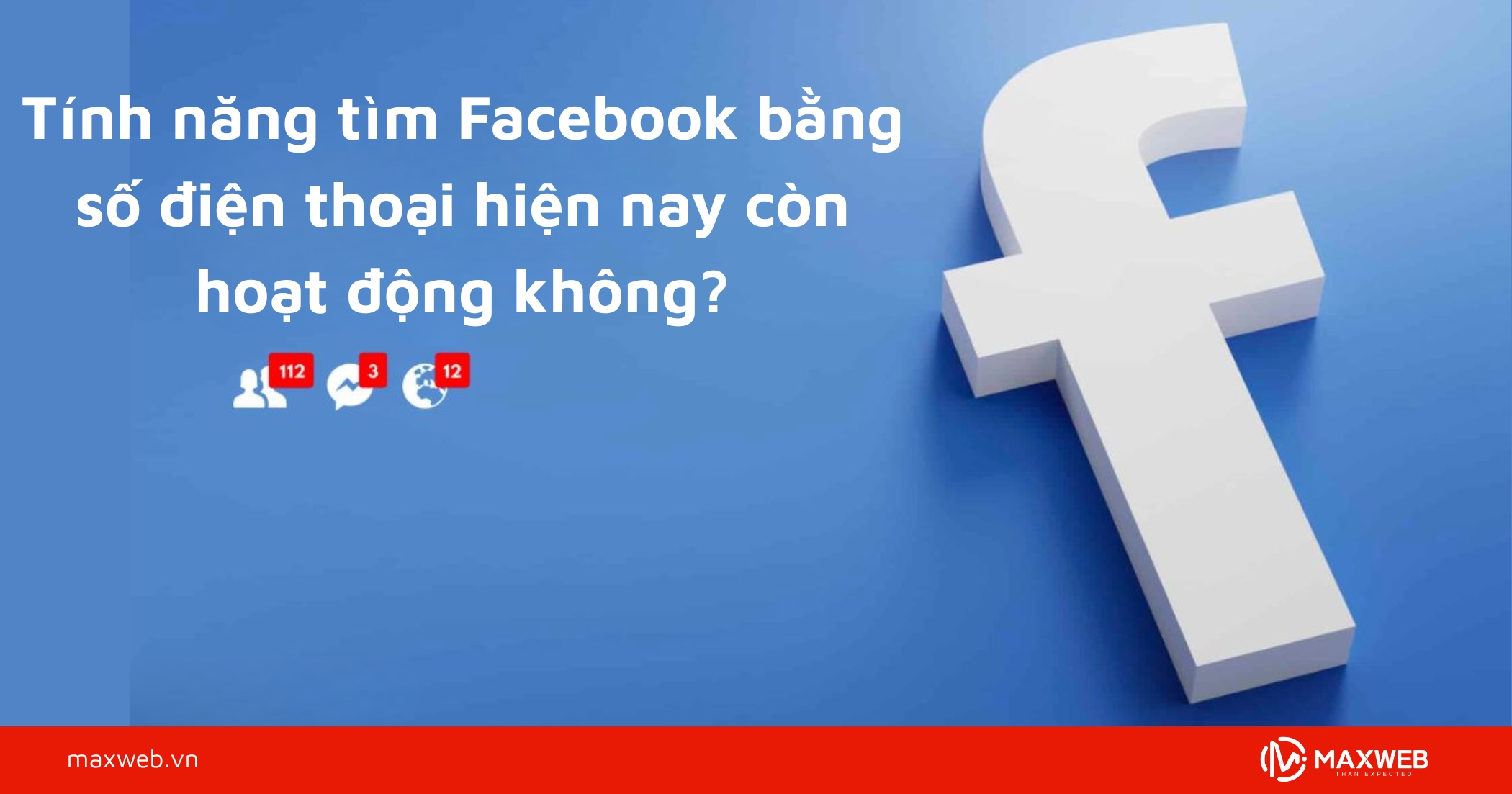Thông báo mới nhất về tím năng tìm Facebook theo số điện thoại
