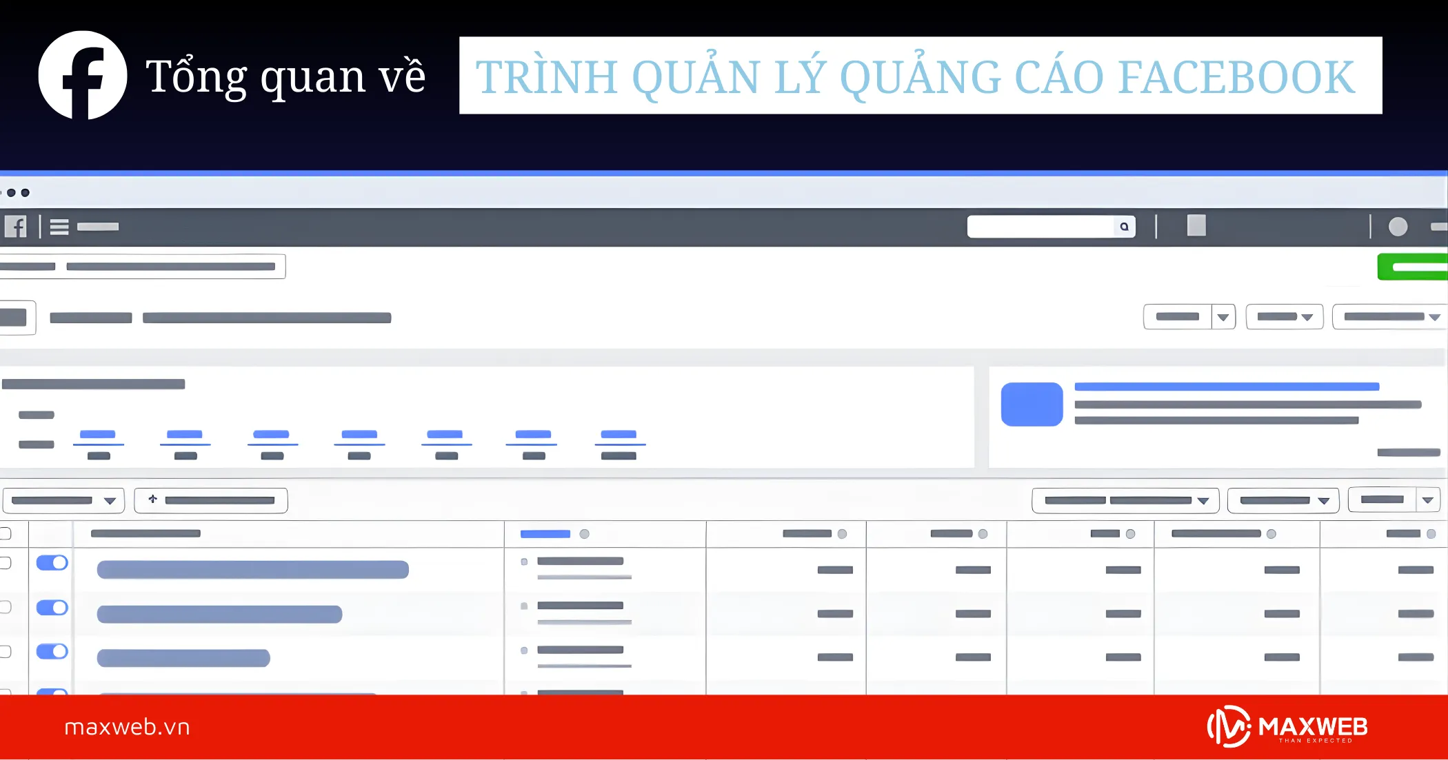 Tổng quan về Trình quản lý quảng cáo Facebook