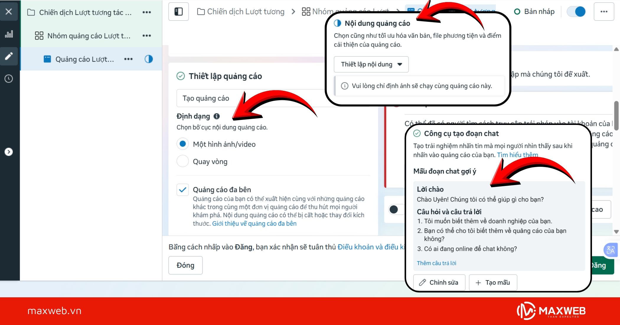 Thiết kế quảng cáo tin nhắn