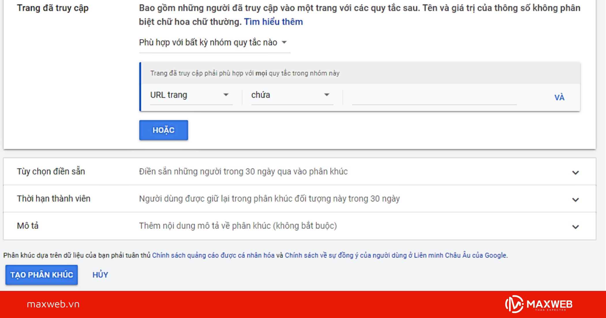 Bước 5: Kiểm tra điều kiện phân phối đối tượng