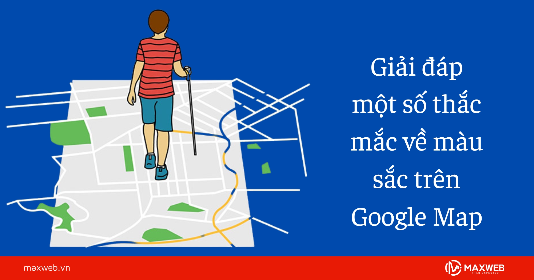 Giải đáp một số thắc mắc về màu sắc trên Google Map