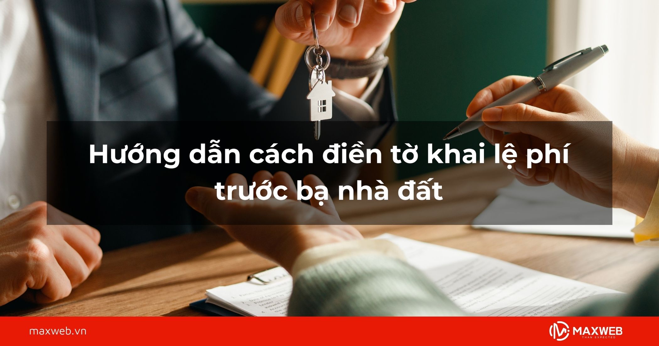 Hướng dẫn cách điền tờ khai lệ phí trước bạ nhà đất