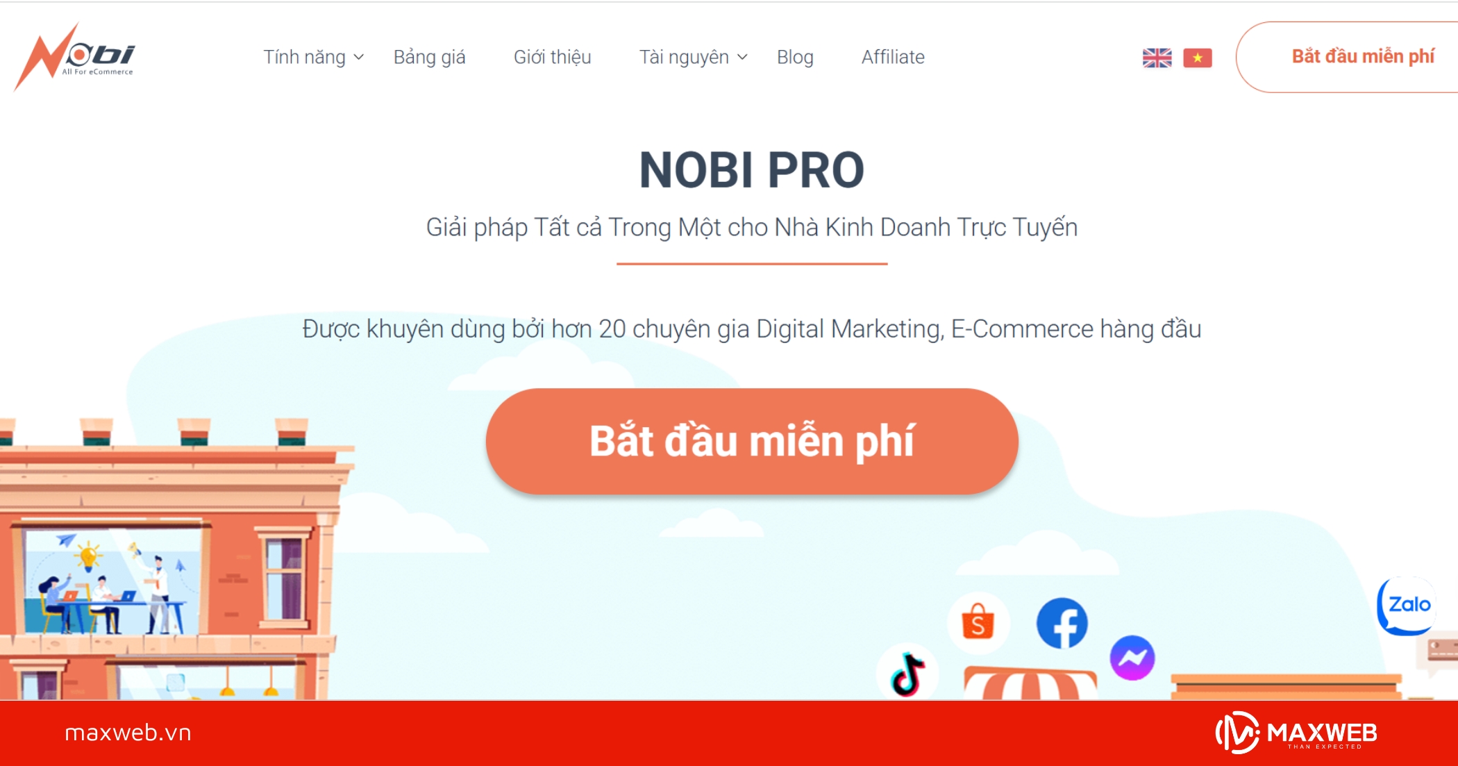 Giải pháp hỗ trợ NOBITA.PRO