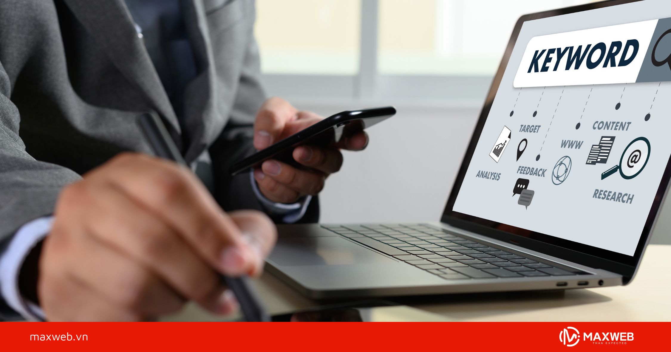 Theo dõi cụm từ tìm kiếm và phủ định