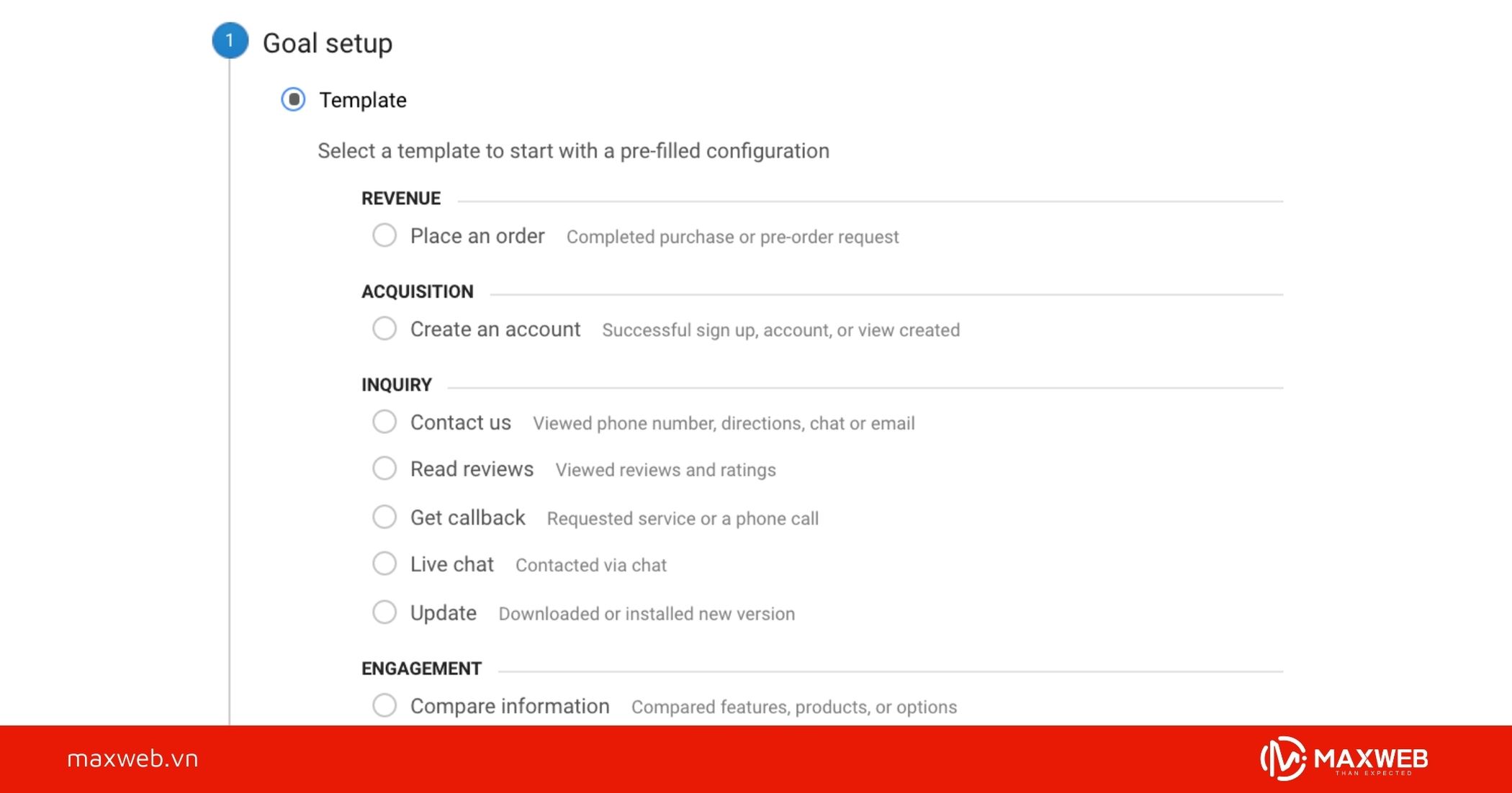 Thiết lập chuyển đổi (Goal) trong Google Analytics