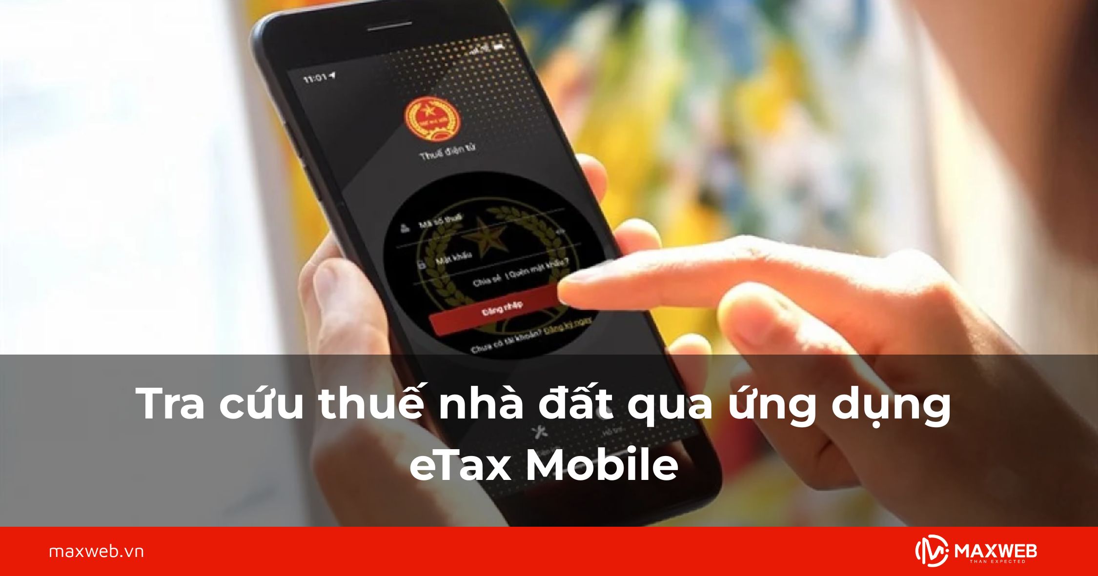 Tra cứu qua ứng dụng eTax Mobile