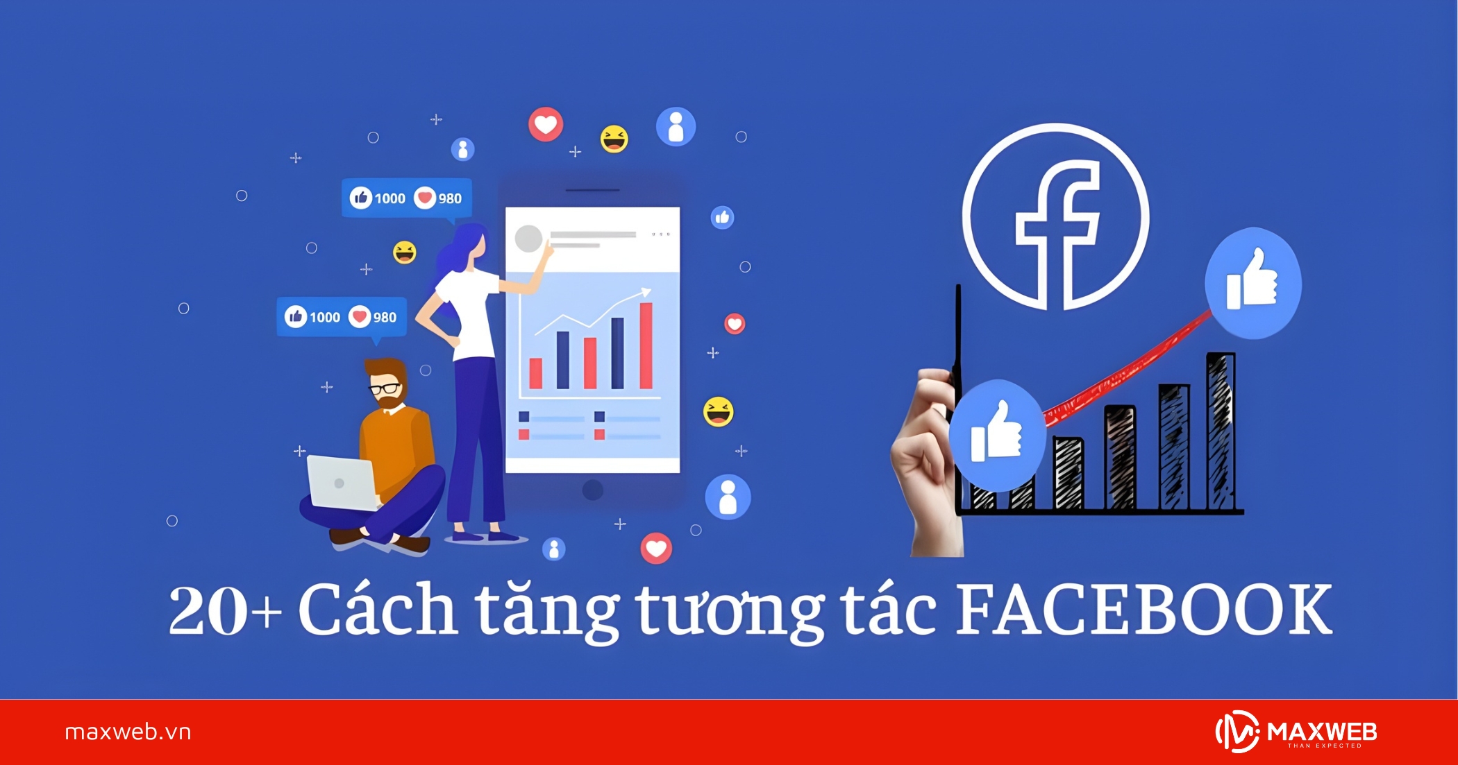 20+ cách tăng tương tác Facebook nhanh chóng, thuận lợi