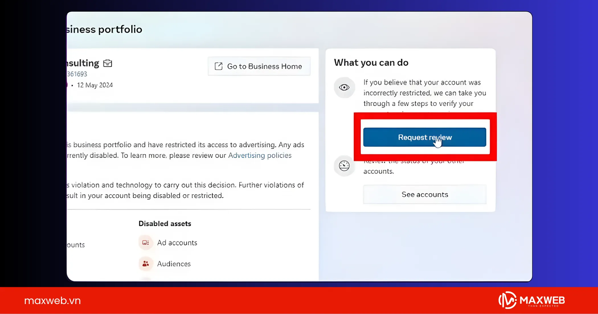 Gửi yêu cầu xem xét lại