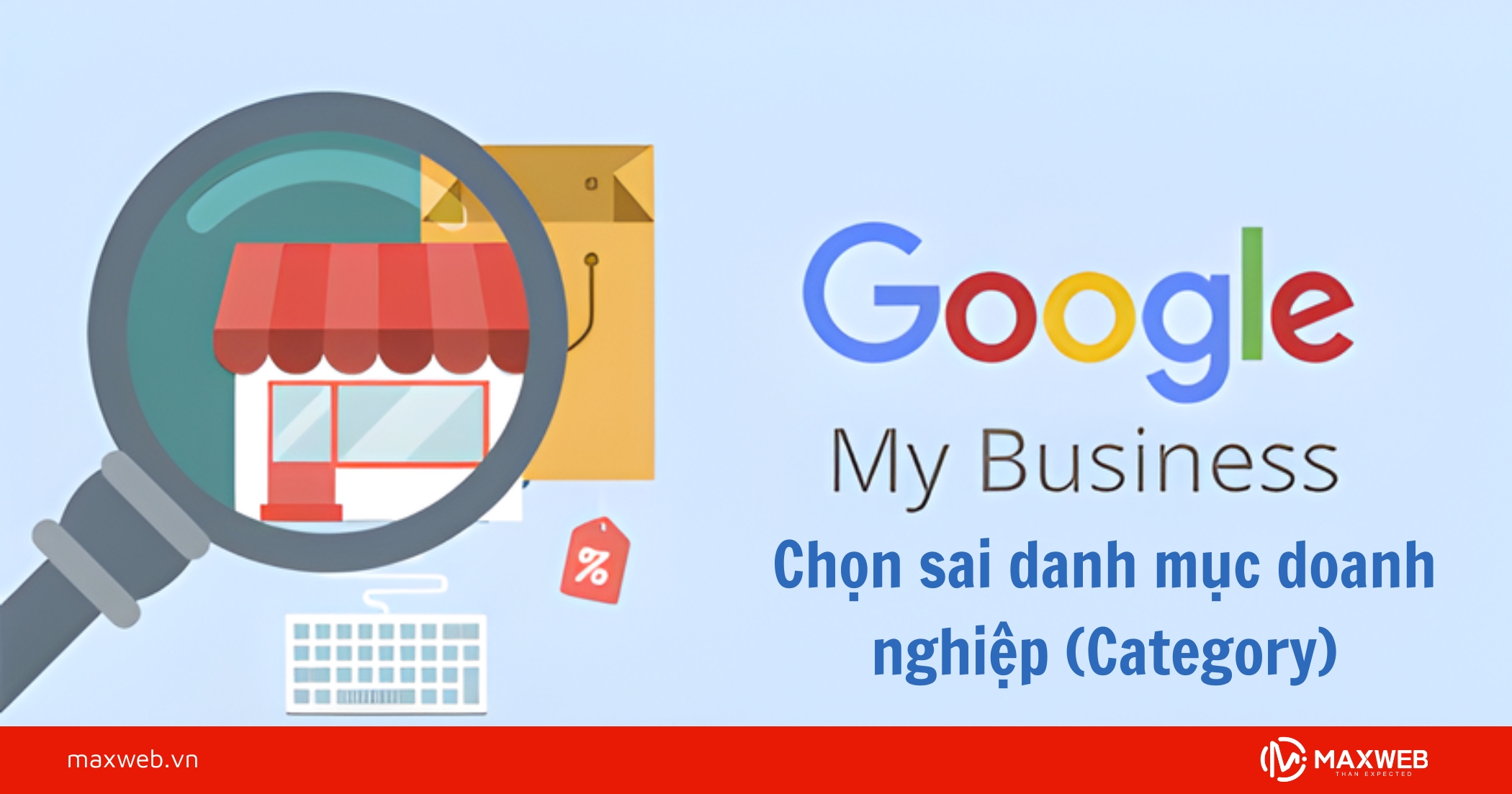 Chọn sai danh mục doanh nghiệp (Category)