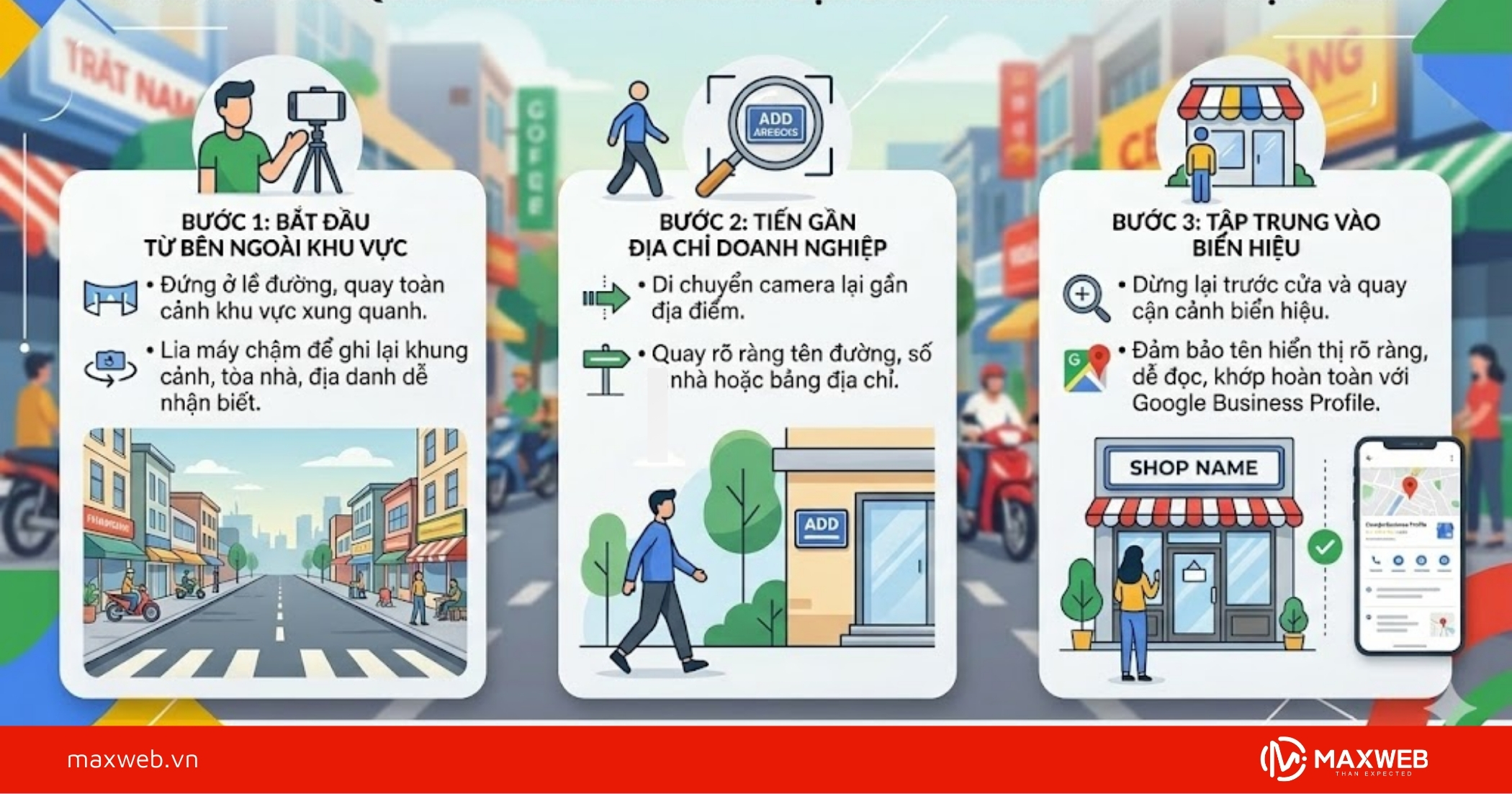 Xác minh địa điểm kinh doanh tồn tại ngoài thực tế