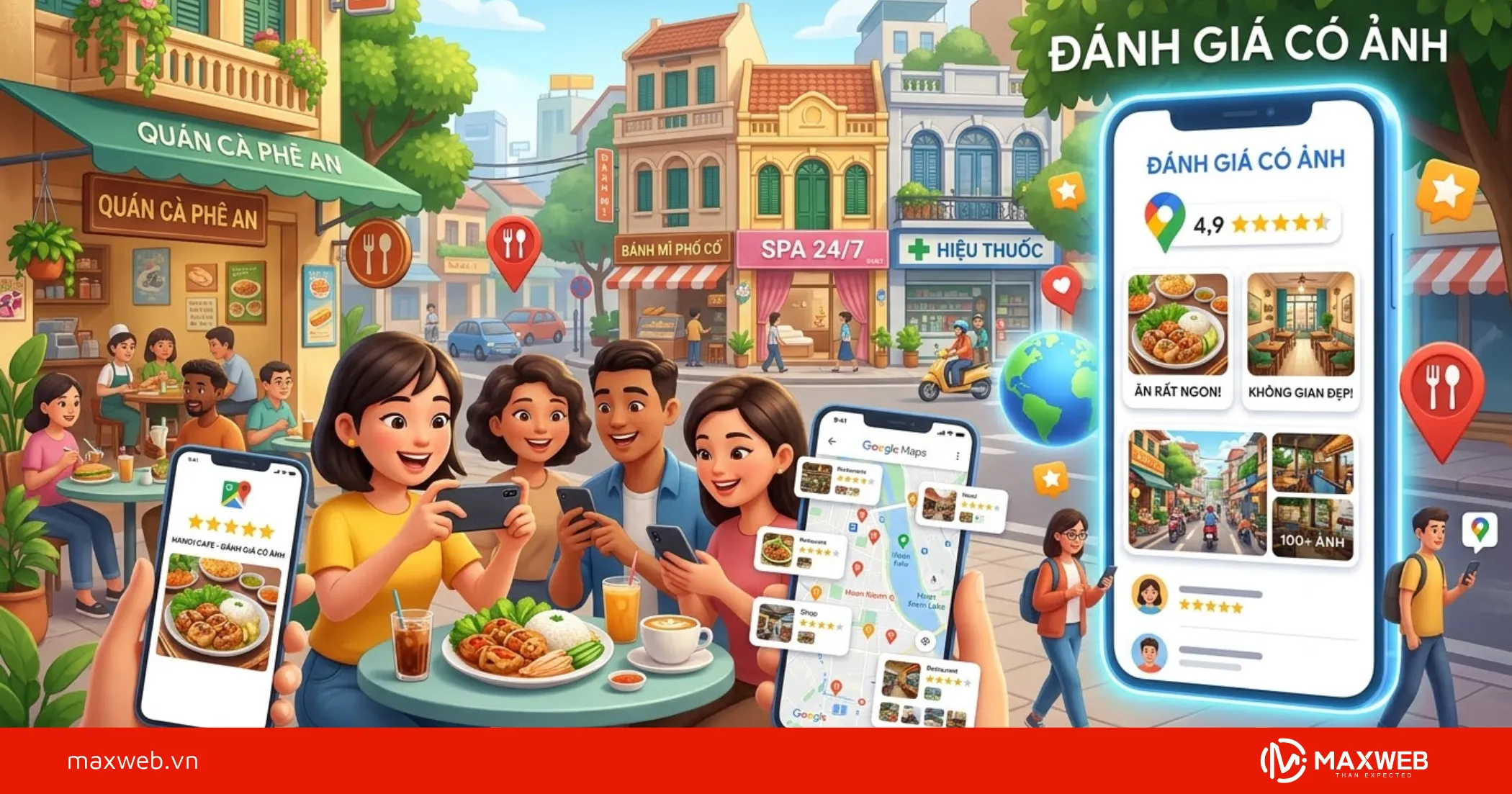 Đánh Giá Google Maps Có Ảnh