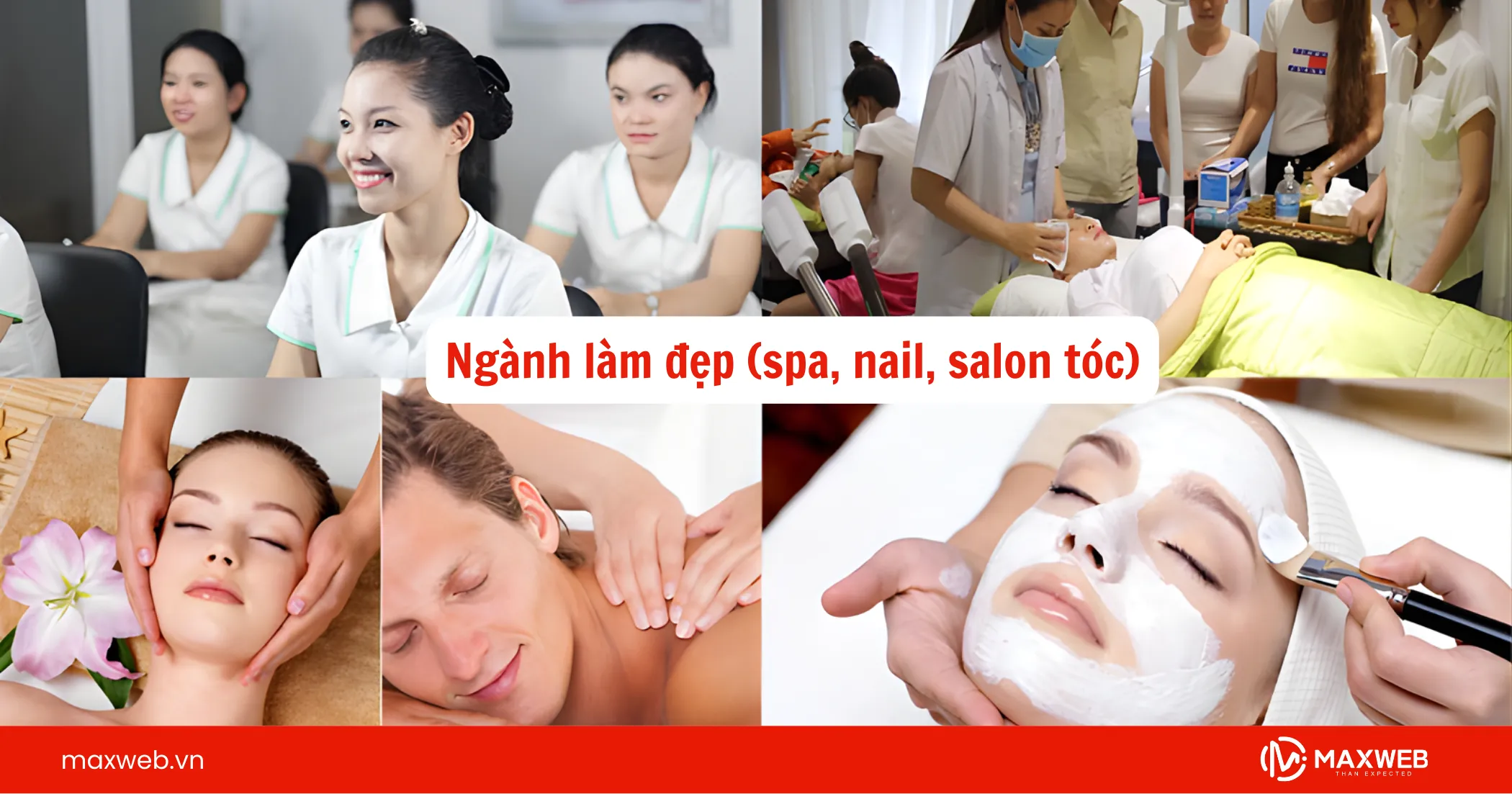 Ngành làm đẹp (spa, nail, salon tóc)