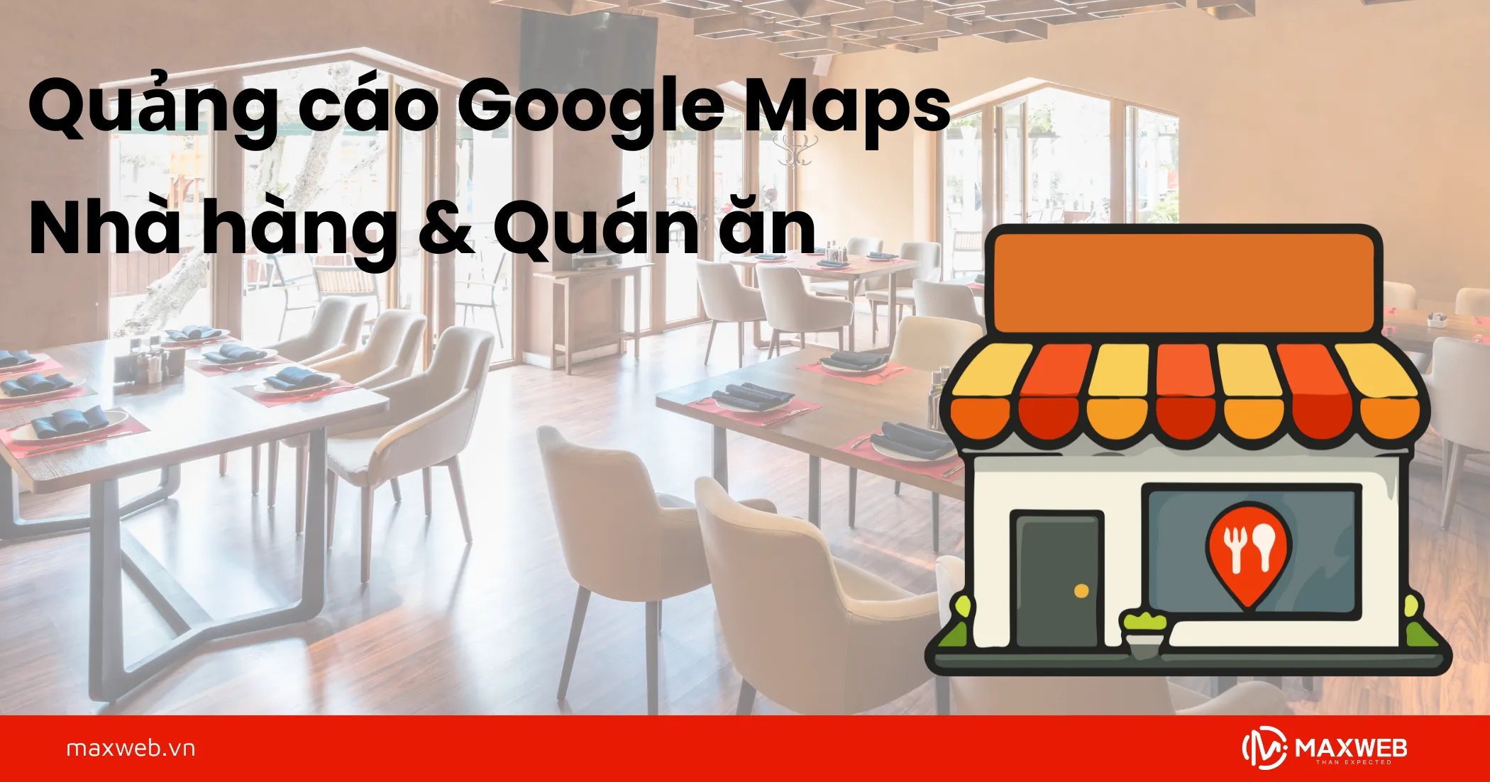 Quảng cáo Google Map cho nhà hàng, quán ăn