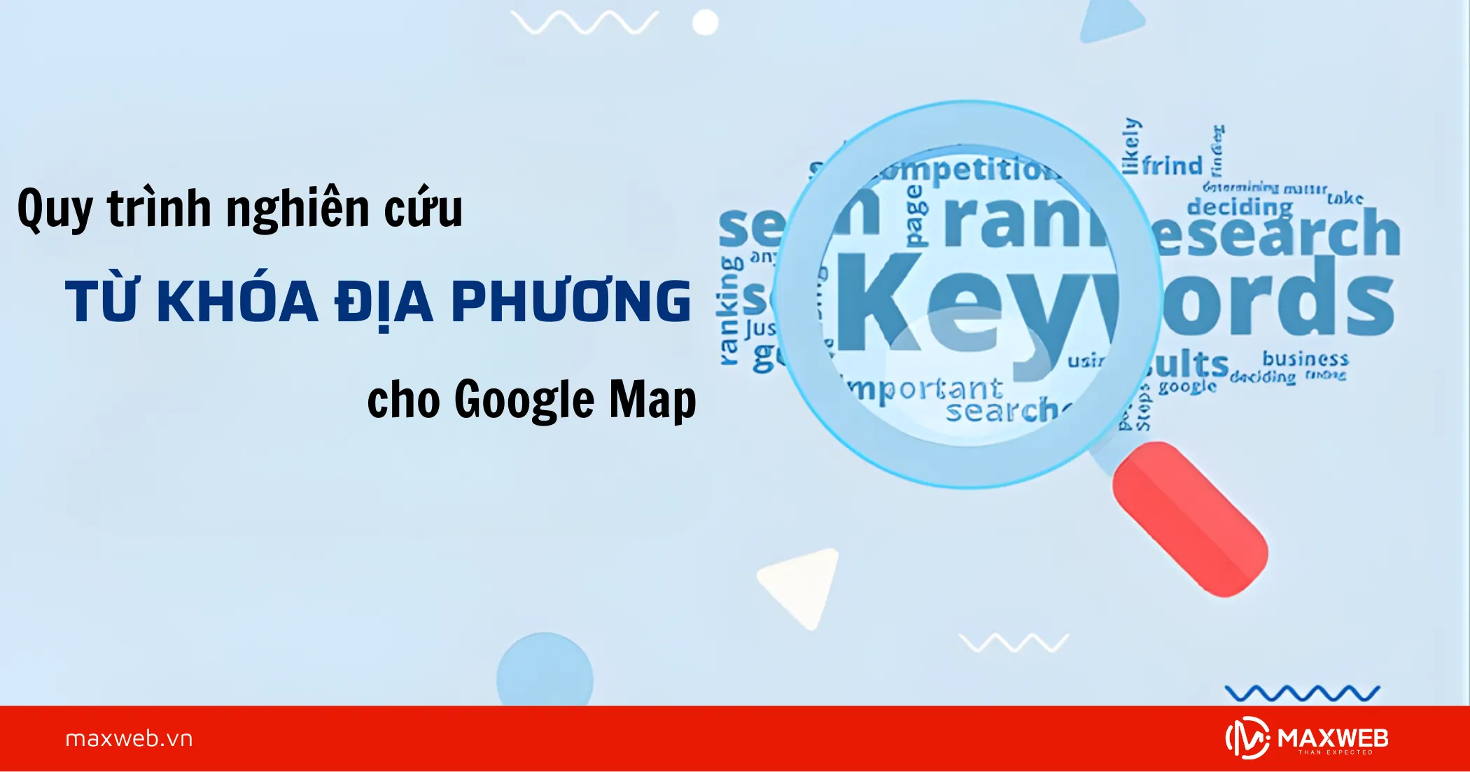 Quy trình nghiên cứu từ khóa địa phương cho Google Map