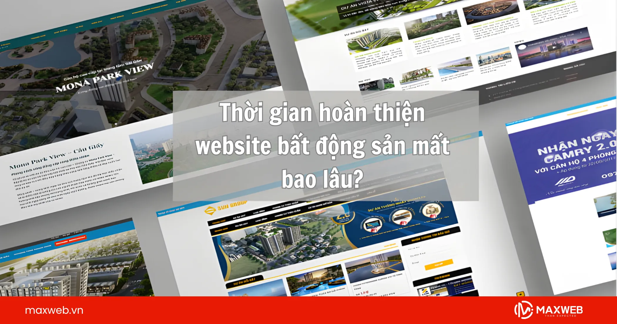 Thời gian hoàn thiện website bất động sản mất bao lâu?