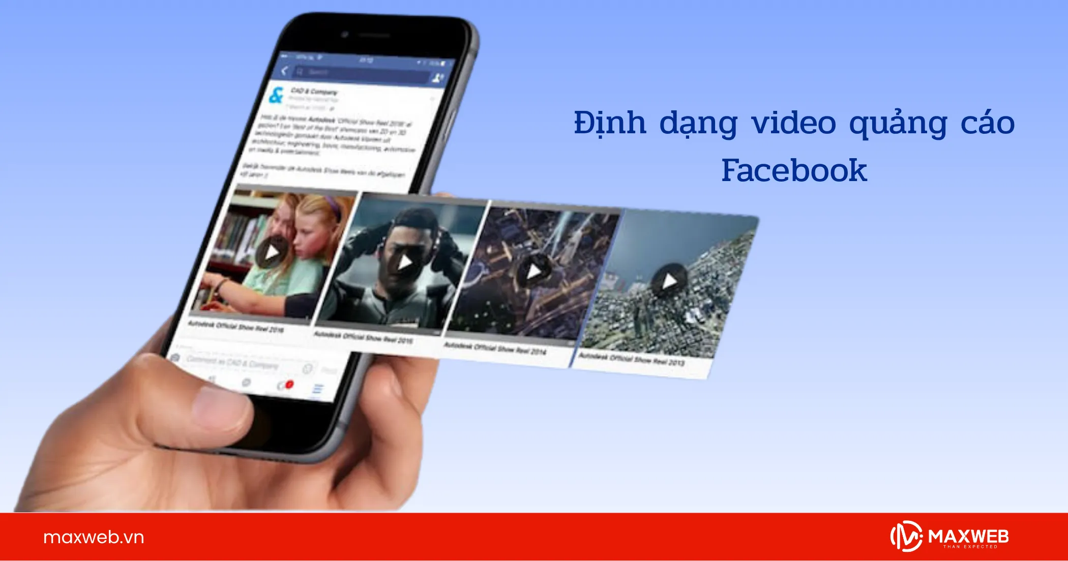 Định dạng video quảng cáo Facebook (Video ads)