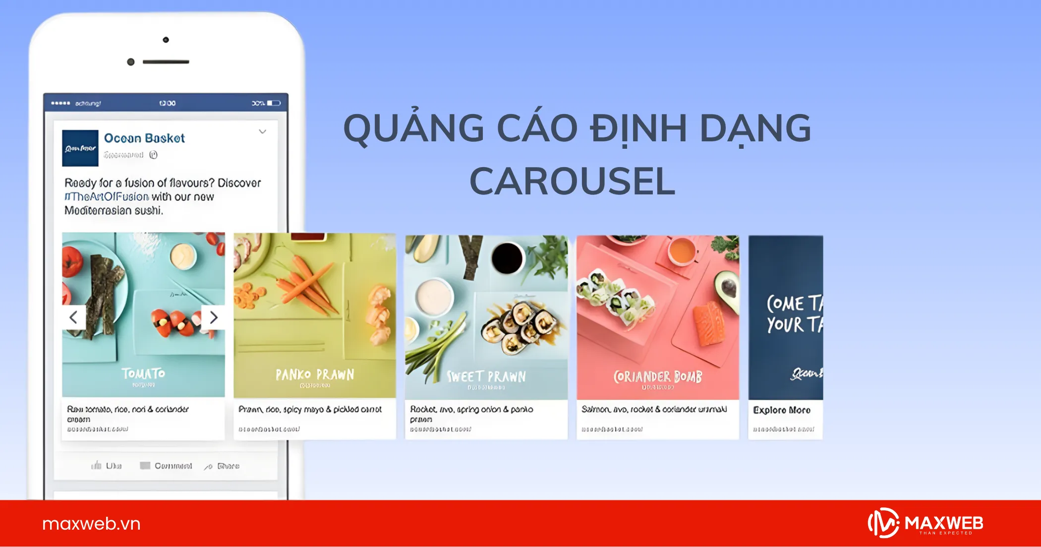 Quảng cáo định dạng carousel (Carousel ads)