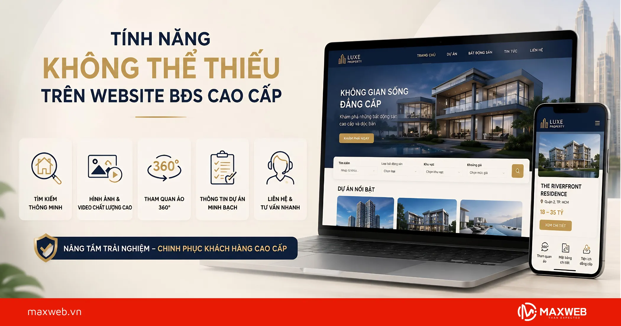 Các Tính Năng Không Thể Thiếu Trên Website BĐS Cao Cấp