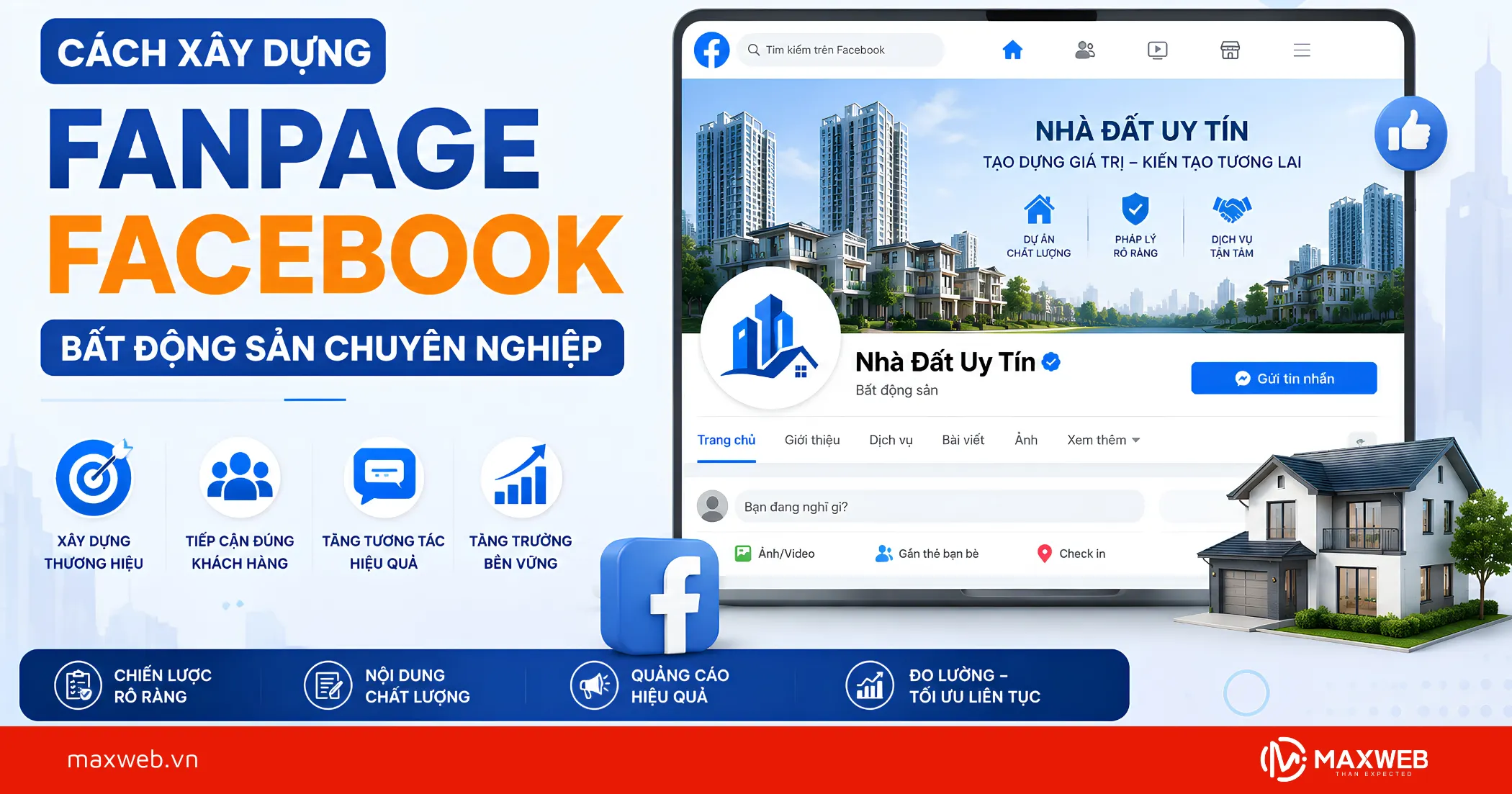 Cách Xây Dựng Fanpage Facebook Bất Động Sản Chuyên Nghiệp