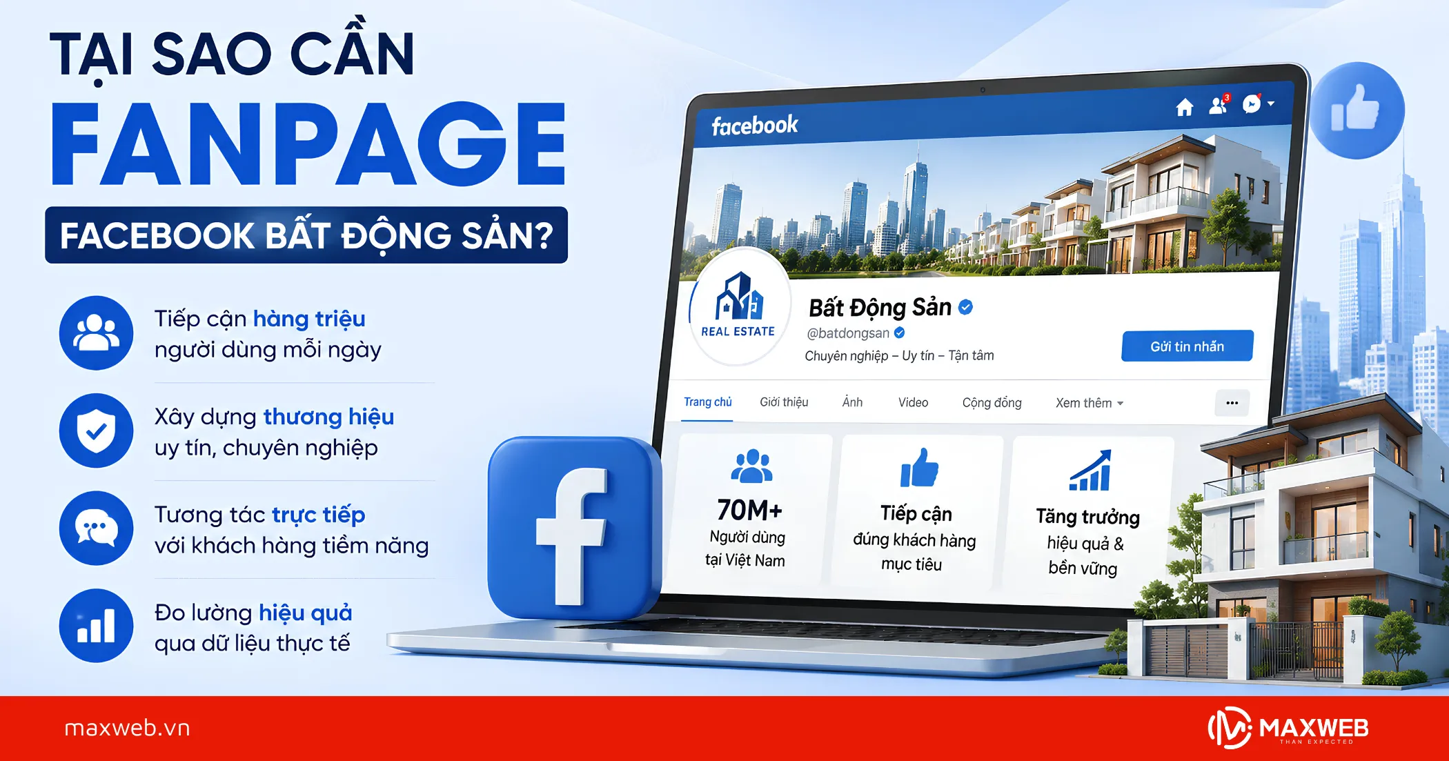 Tại Sao Cần Fanpage Facebook Bất Động Sản?