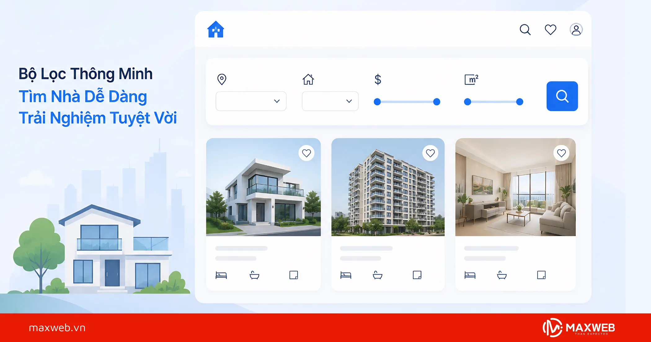 Tạo Bộ Lọc Website Bất Động Sản Tăng Trải Nghiệm Người Dùng