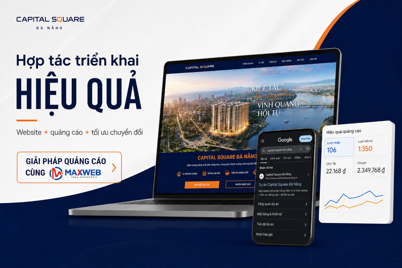 Hợp tác triển khai quảng cáo Capital Square
