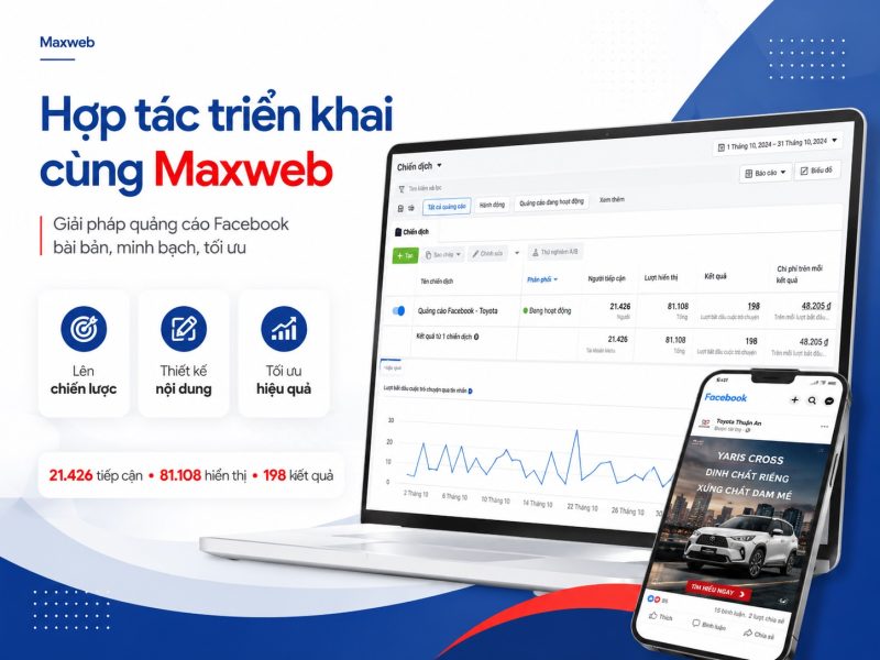 Hợp tác triển khai quảng cáo Facebook Toyota Bình Dương