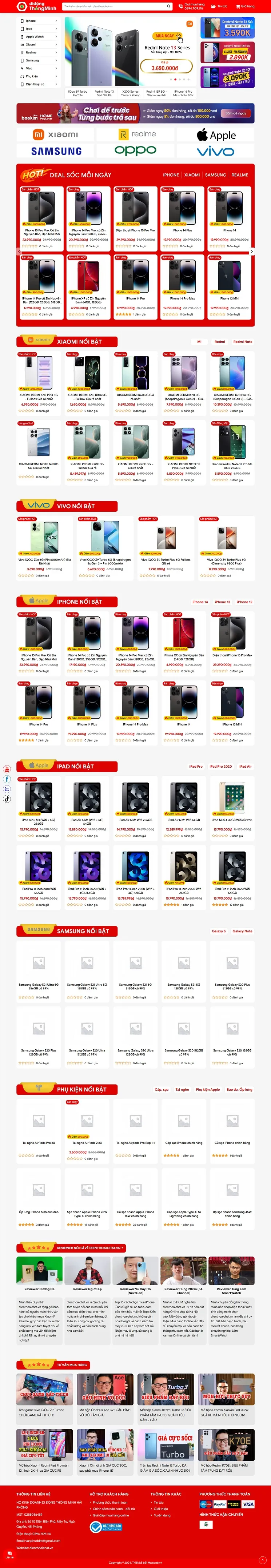 Mẫu website bán hàng BH42