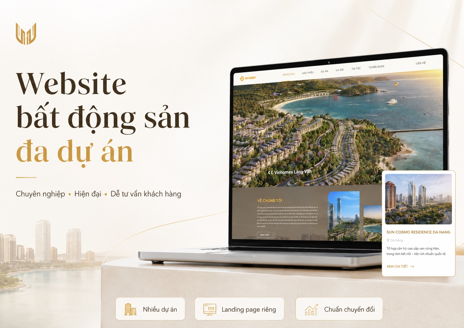 Thiết kế website BĐS Cao Cấp Đà Nẵng