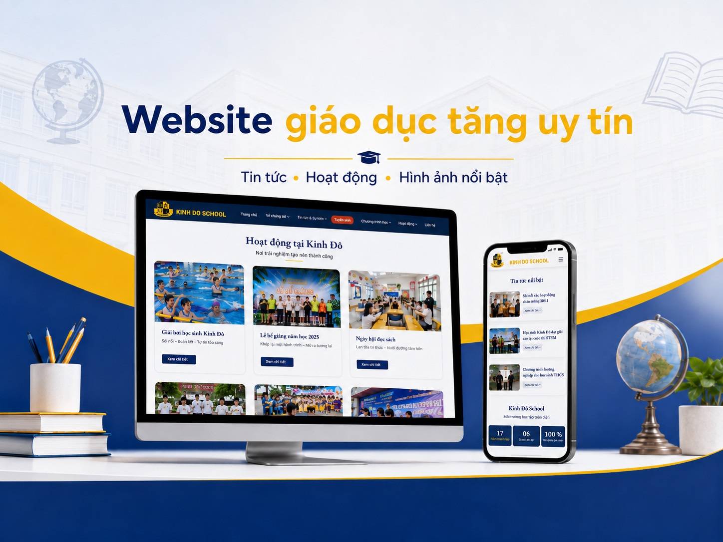 Website giáo dục tăng uy tín