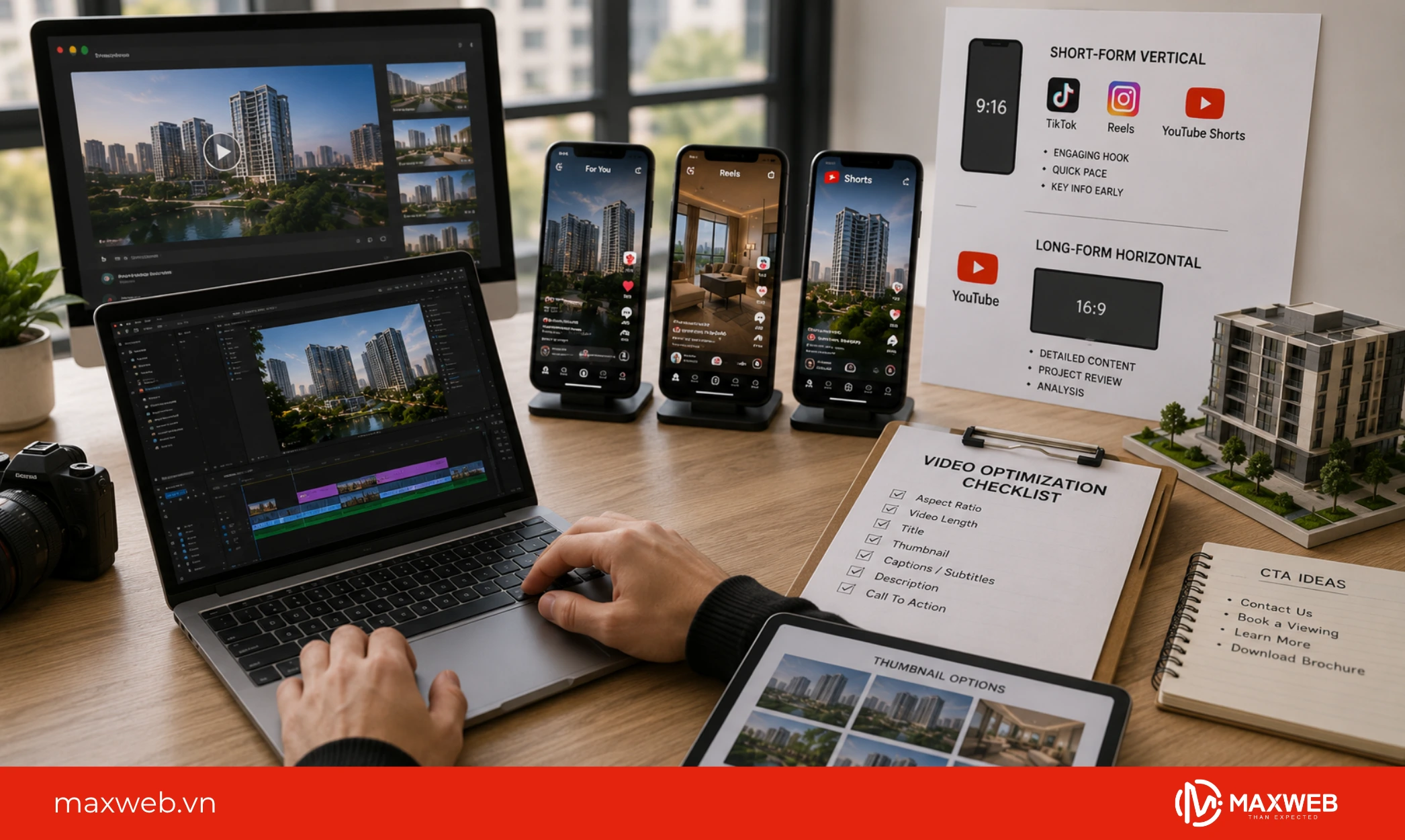 tối ưu video theo nền tảng đăng tải