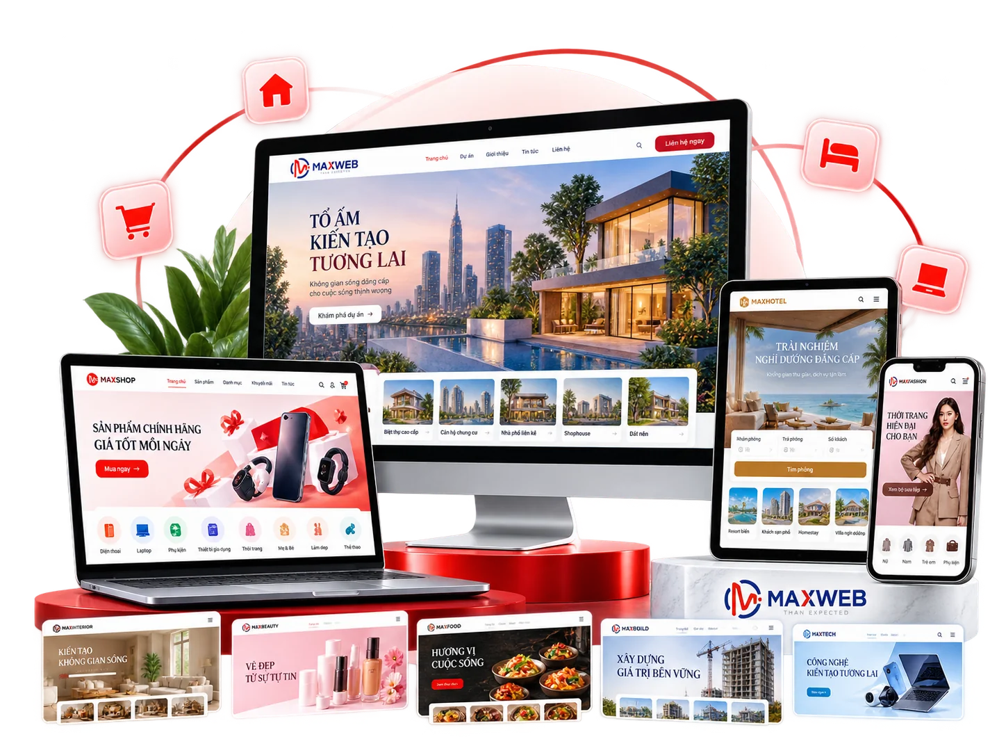 Mẫu website đăng tin môi giới bất động sản