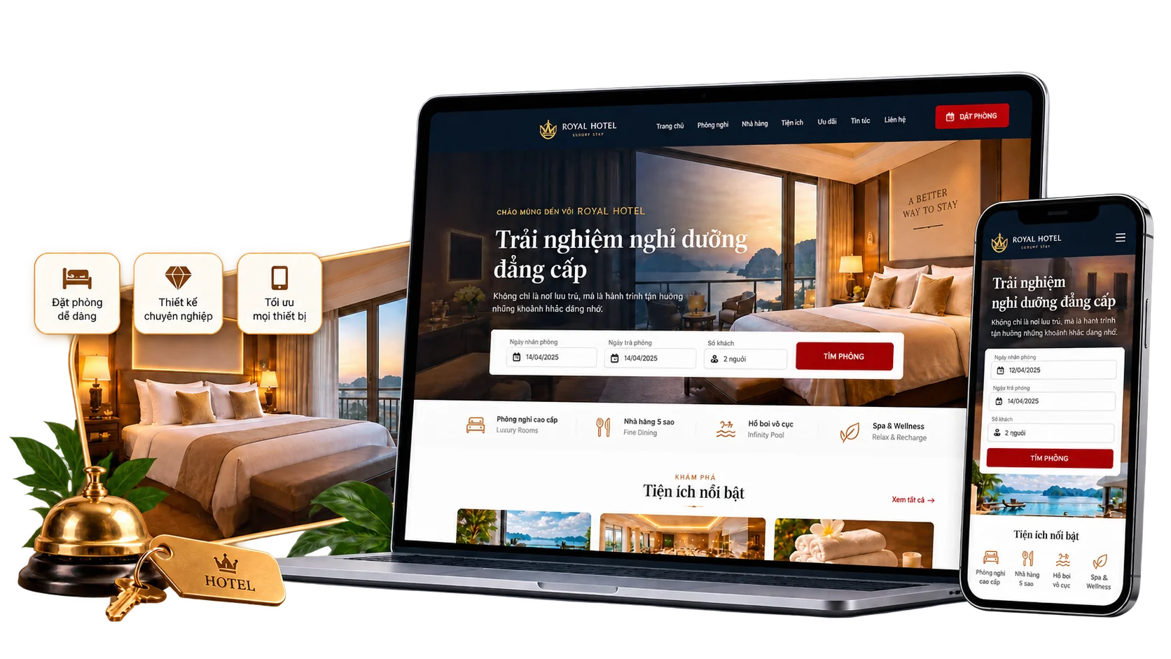 Mẫu giao diện Website khách sạn