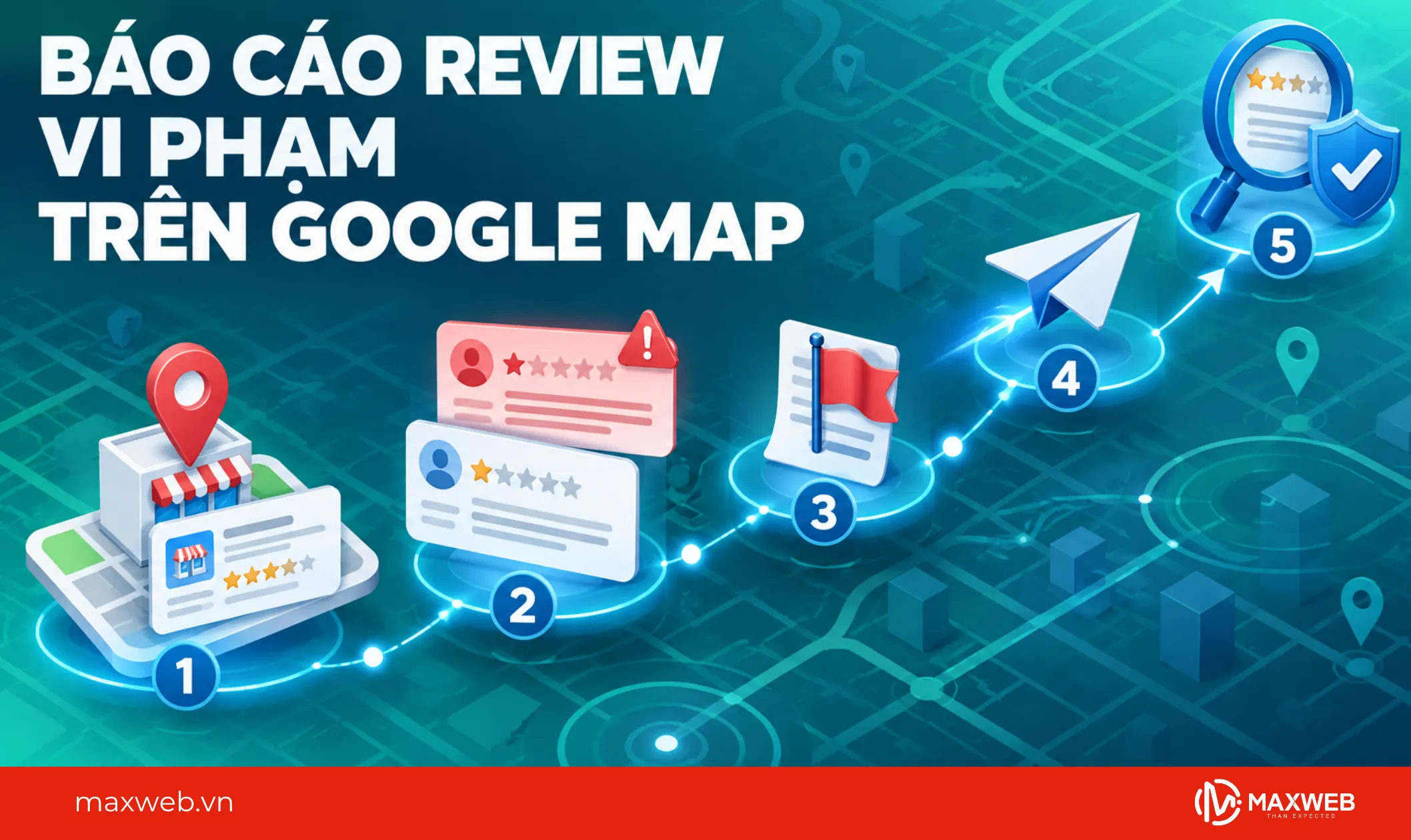 báo cáo review vi phạm trên google map