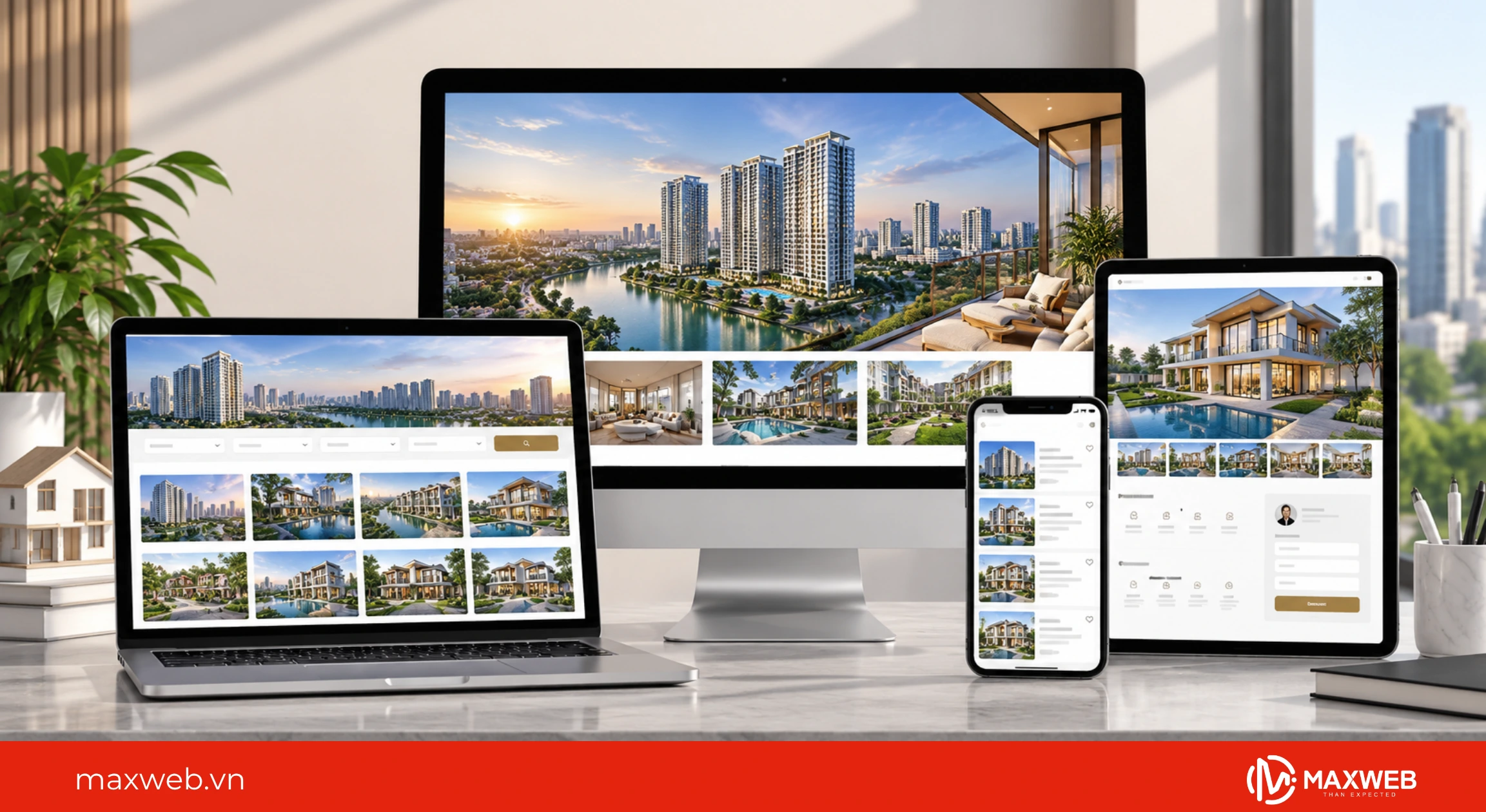 Điểm qua những mẫu giao diện website bất động sản phổ biến