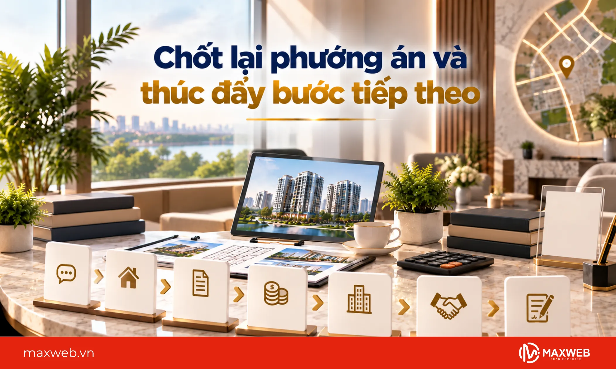 chốt lại phương án thúc đẩy bước tiếp theo