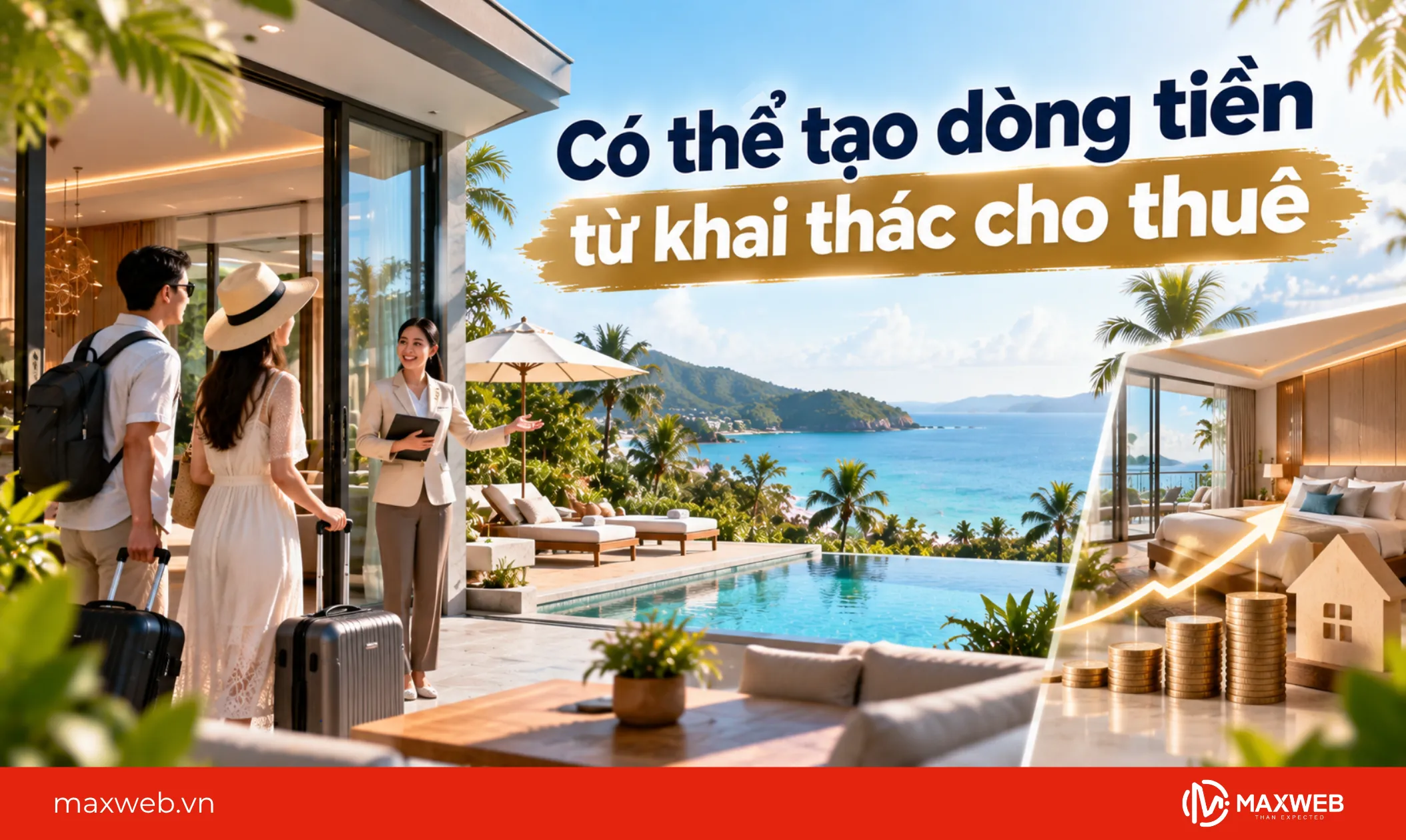 có thể tạo dòng tiền từ khai thác cho thuê