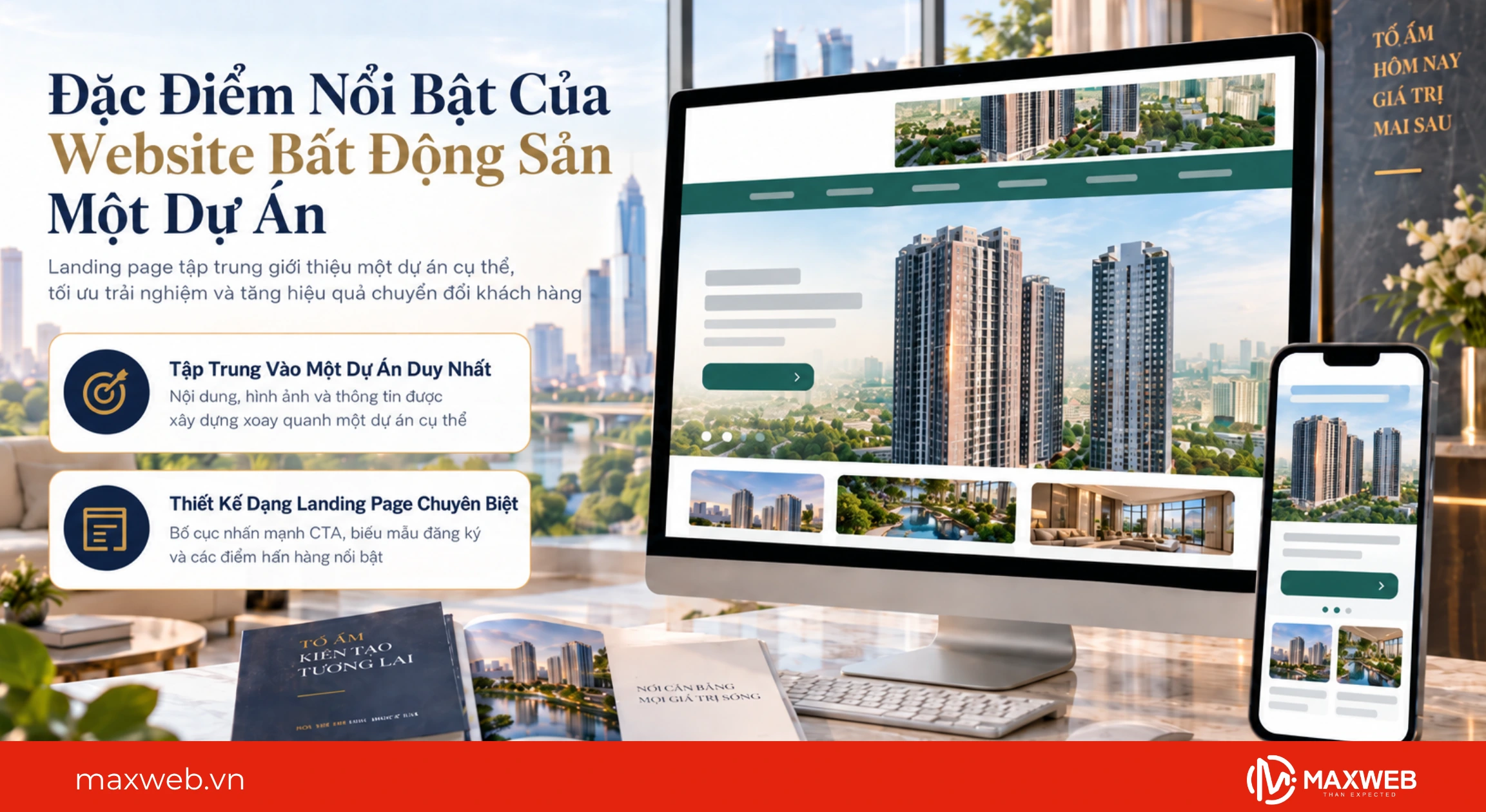 Những đặc điểm nổi bật của website bđs một dự án