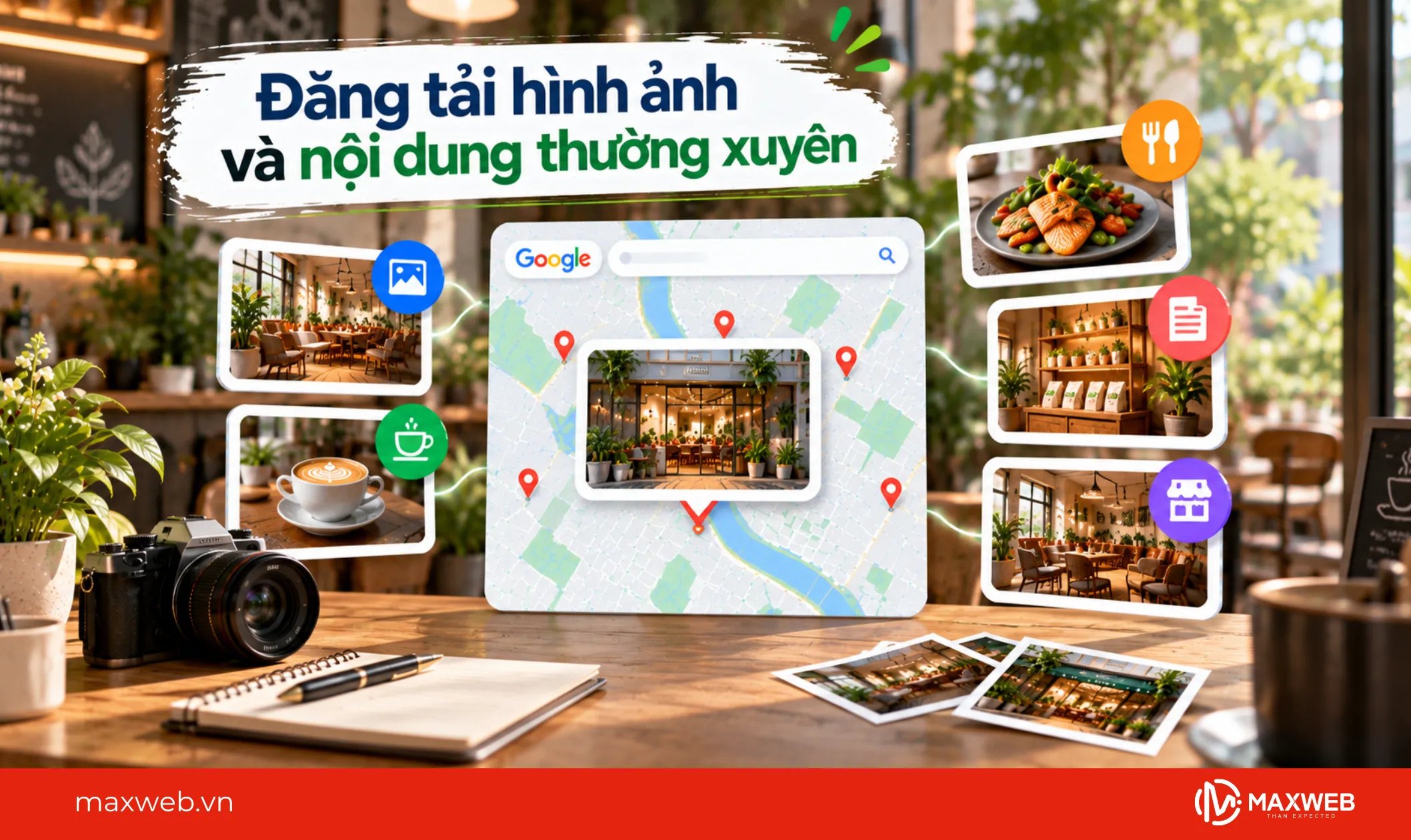 đăng tải hình ảnh và nội dung thường xuyên