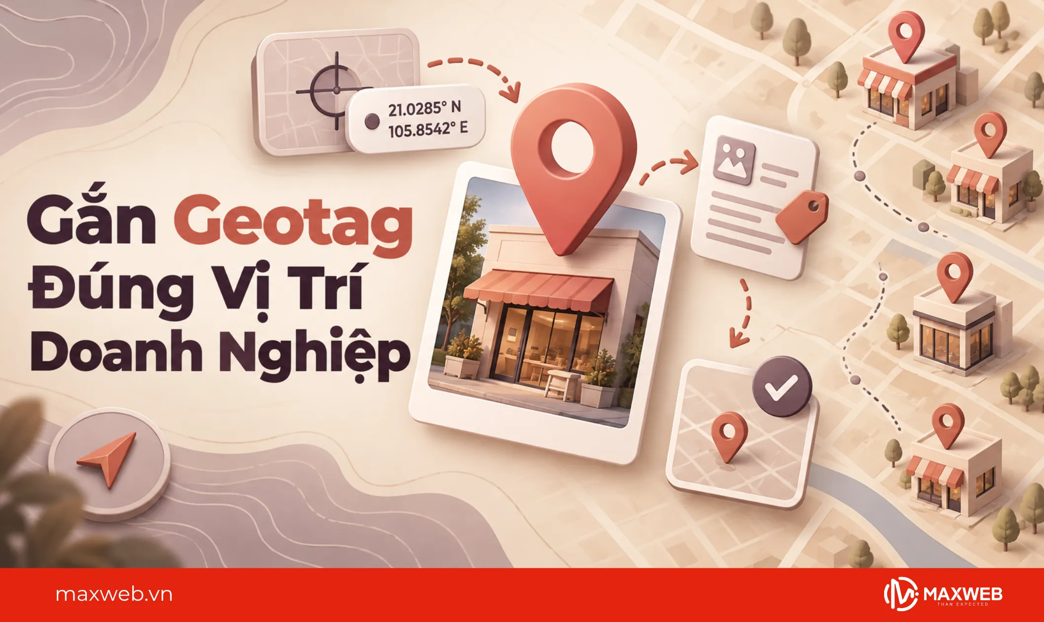 gắn geotag đúng vị trí doanh nghiệp